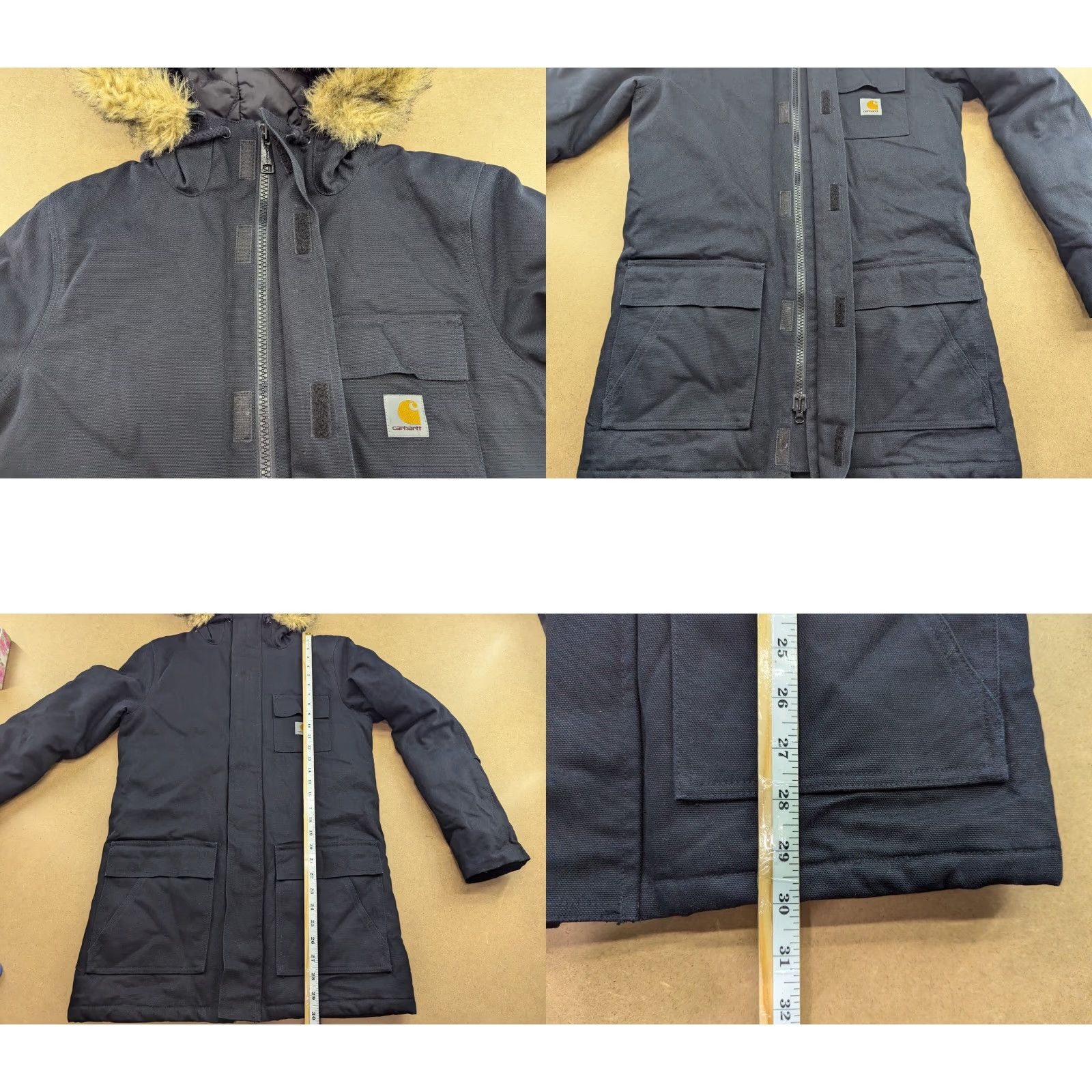 Carhartt Carhartt X Siberian Parka Winter Parka Jacket S Black Hooded Thinsulate Women Parka, Full Zip, Waterproof, Thermal, Nylon Lining Size S / US 4 / IT 40 - 9 Thumbnail