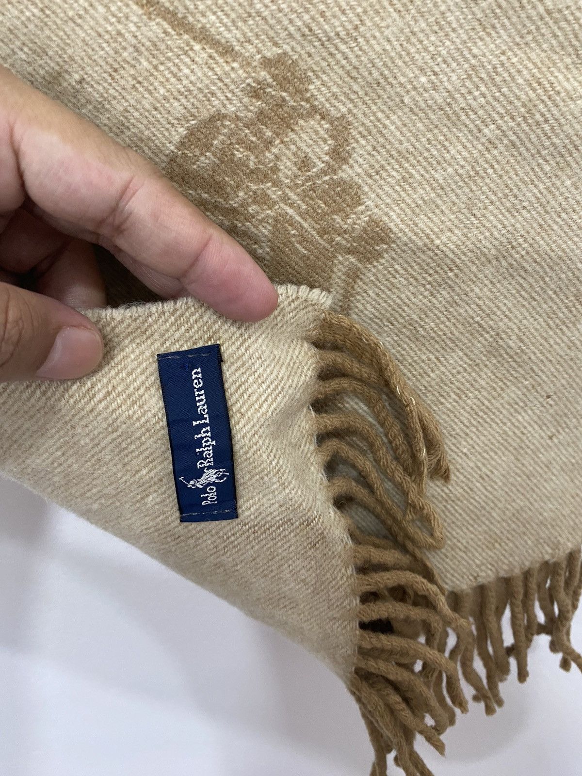 Polo Ralph Lauren 💥Vintage POLO RALPH LAUREN muffler scarf Size ONE SIZE - 3 Thumbnail