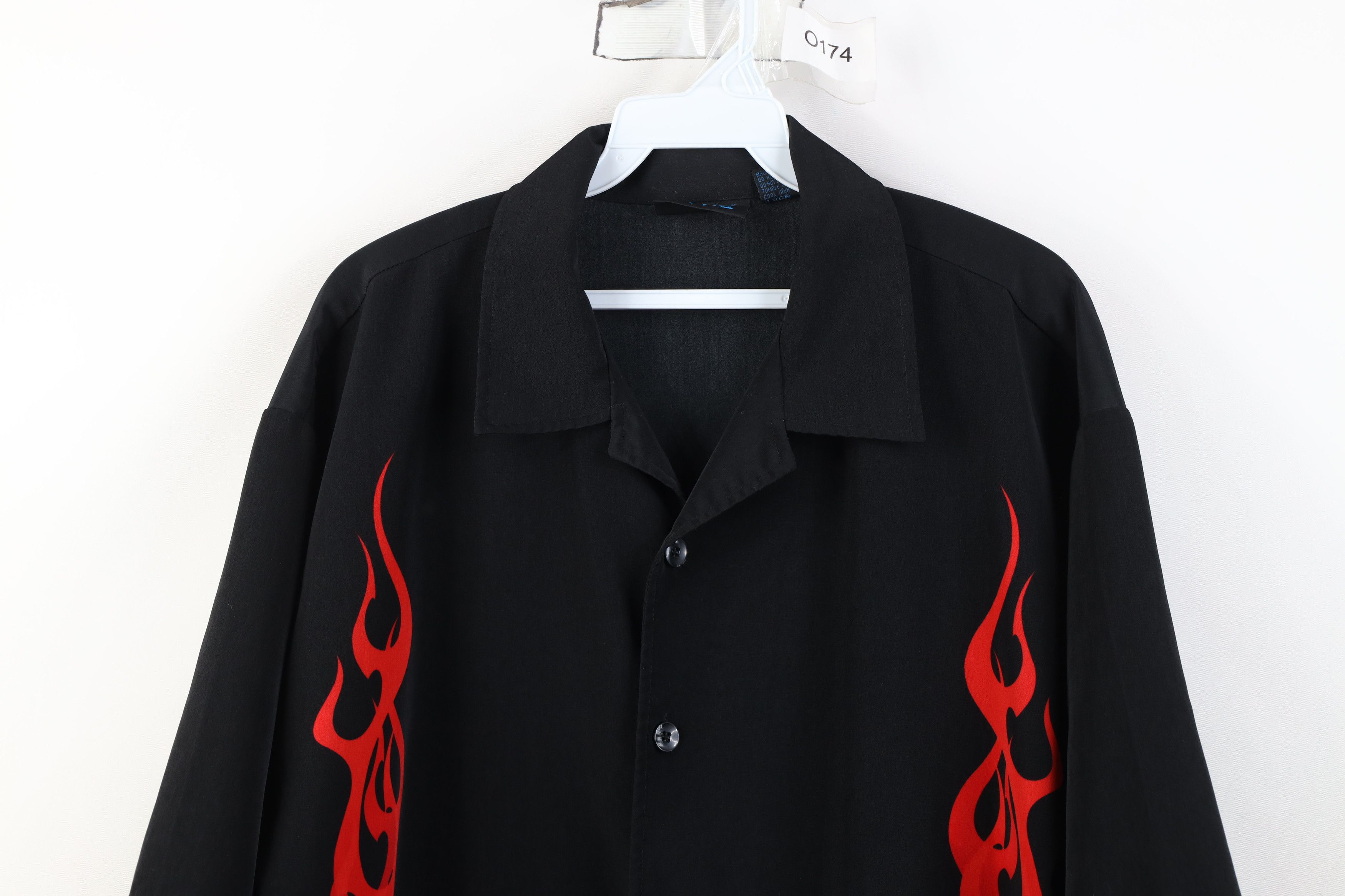 Vintage Vintage 90s Y2K Streetwear Casino Poker Button Shirt Size US L / EU 52-54 / 3 - 2 Thumbnail