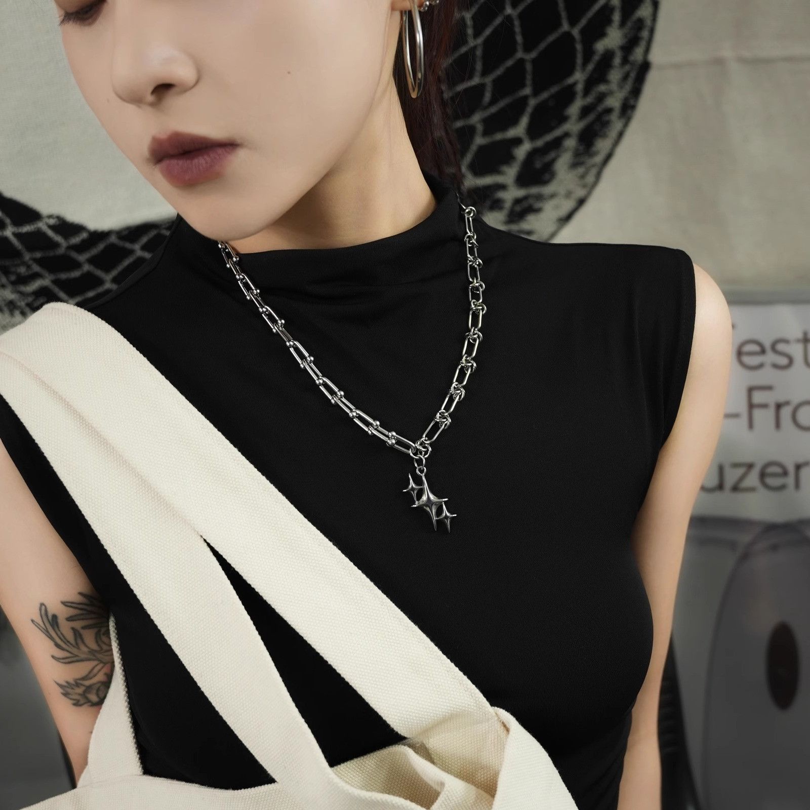 Other Star Vibe STEAL! Y2K Chains Necklace Chain Size ONE SIZE - 4 Thumbnail