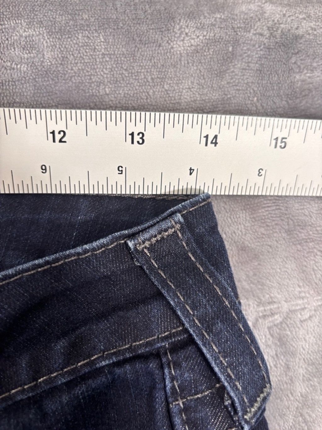 True Religion Women's True Religion Jodie Jeans, Size 24, Dark Wash Blue Size 28" / US 6 / IT 42 - 3 Thumbnail