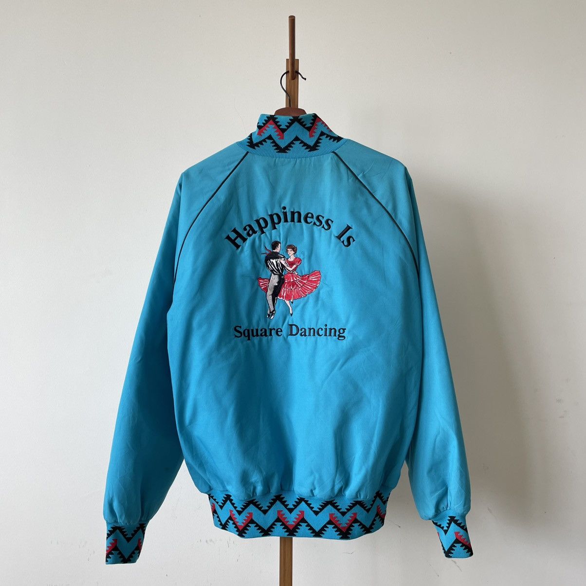 Vintage Vintage Happiness Is Square Dancing Jacket Size US L / EU 52-54 / 3 - 1 Thumbnail