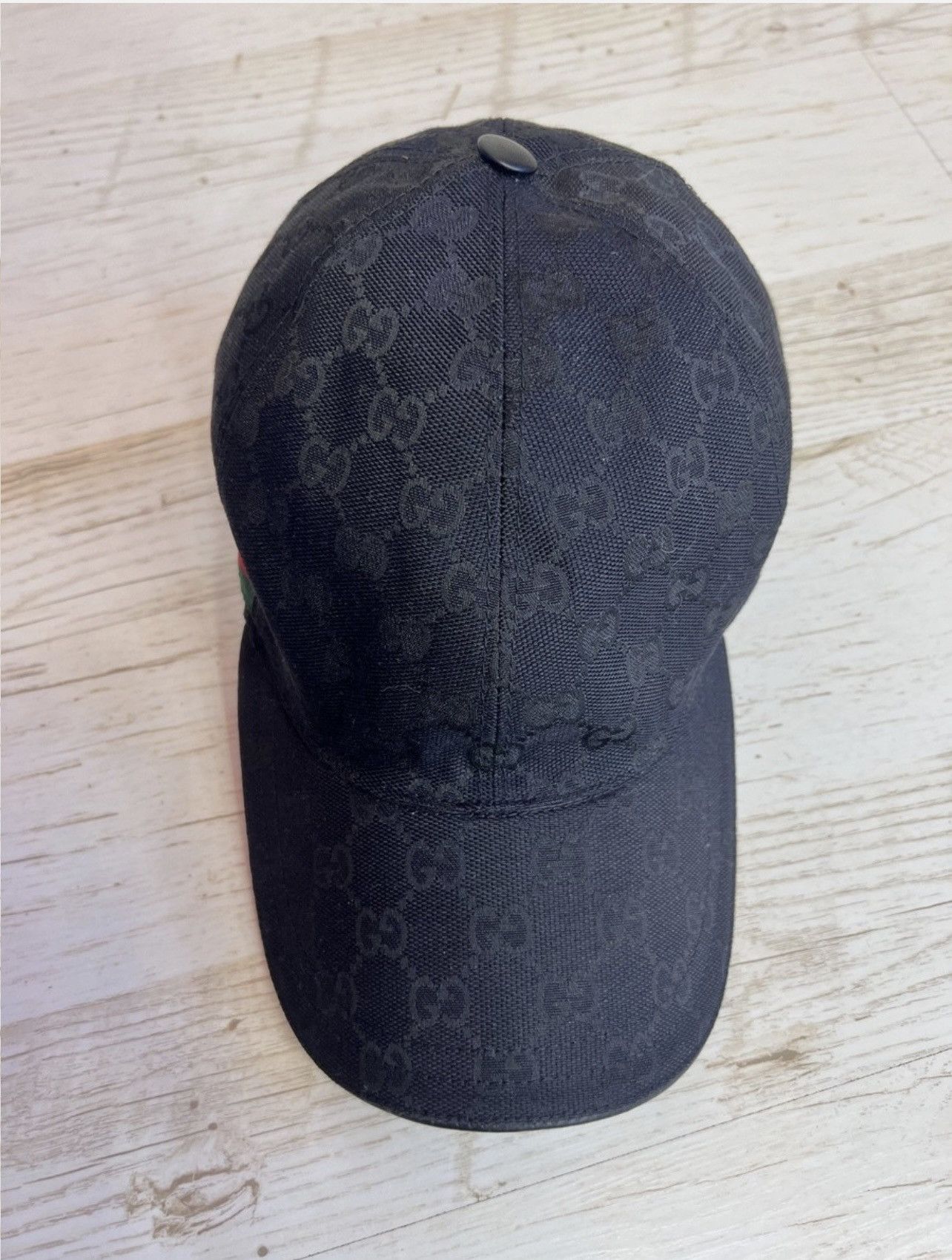 Gucci Gucci GG Monogram Cap – Black – XL Size ONE SIZE - 3 Thumbnail