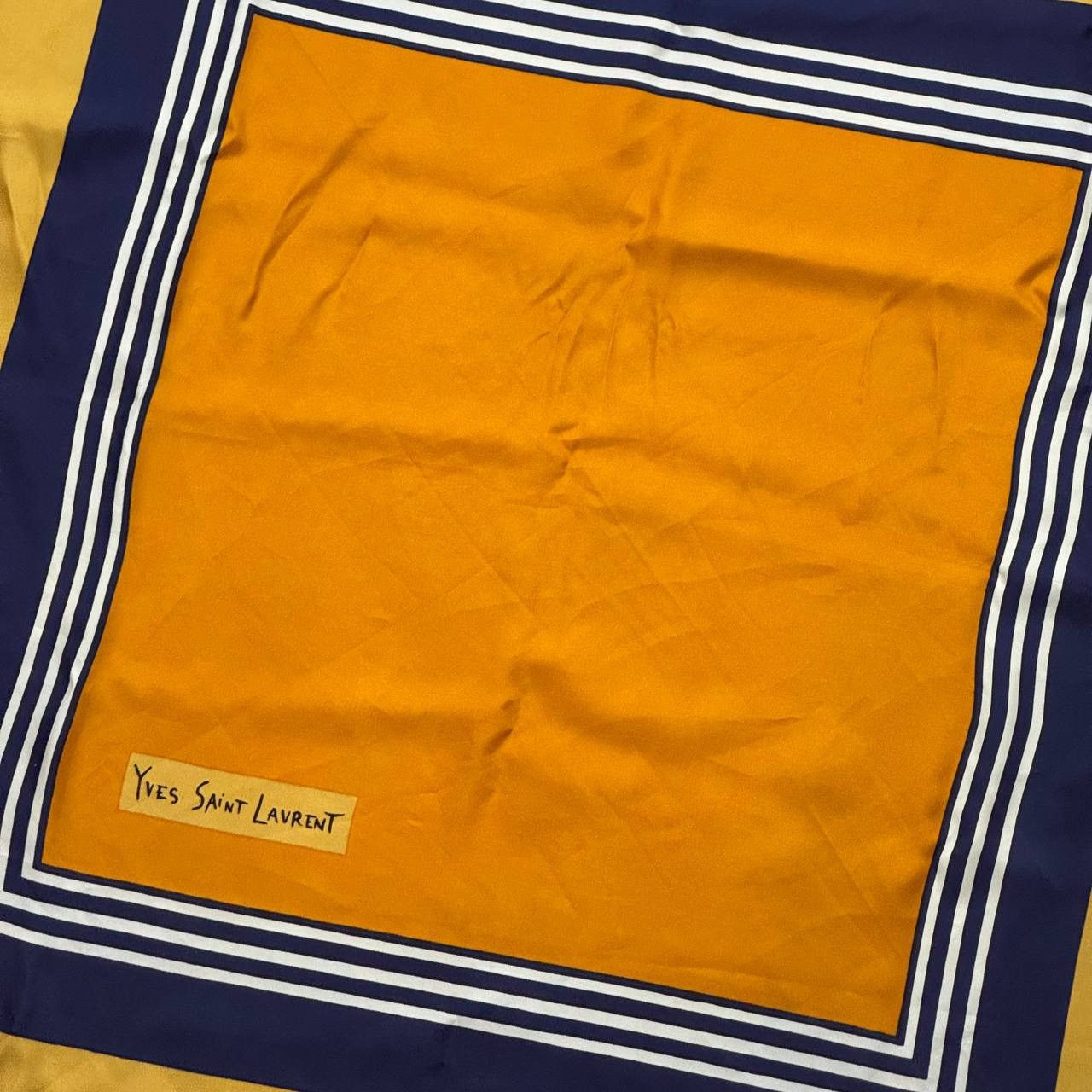 Yves Saint Laurent Vintage Yves Saint Laurent YSL Silk Scarf Size ONE SIZE - 2 Thumbnail