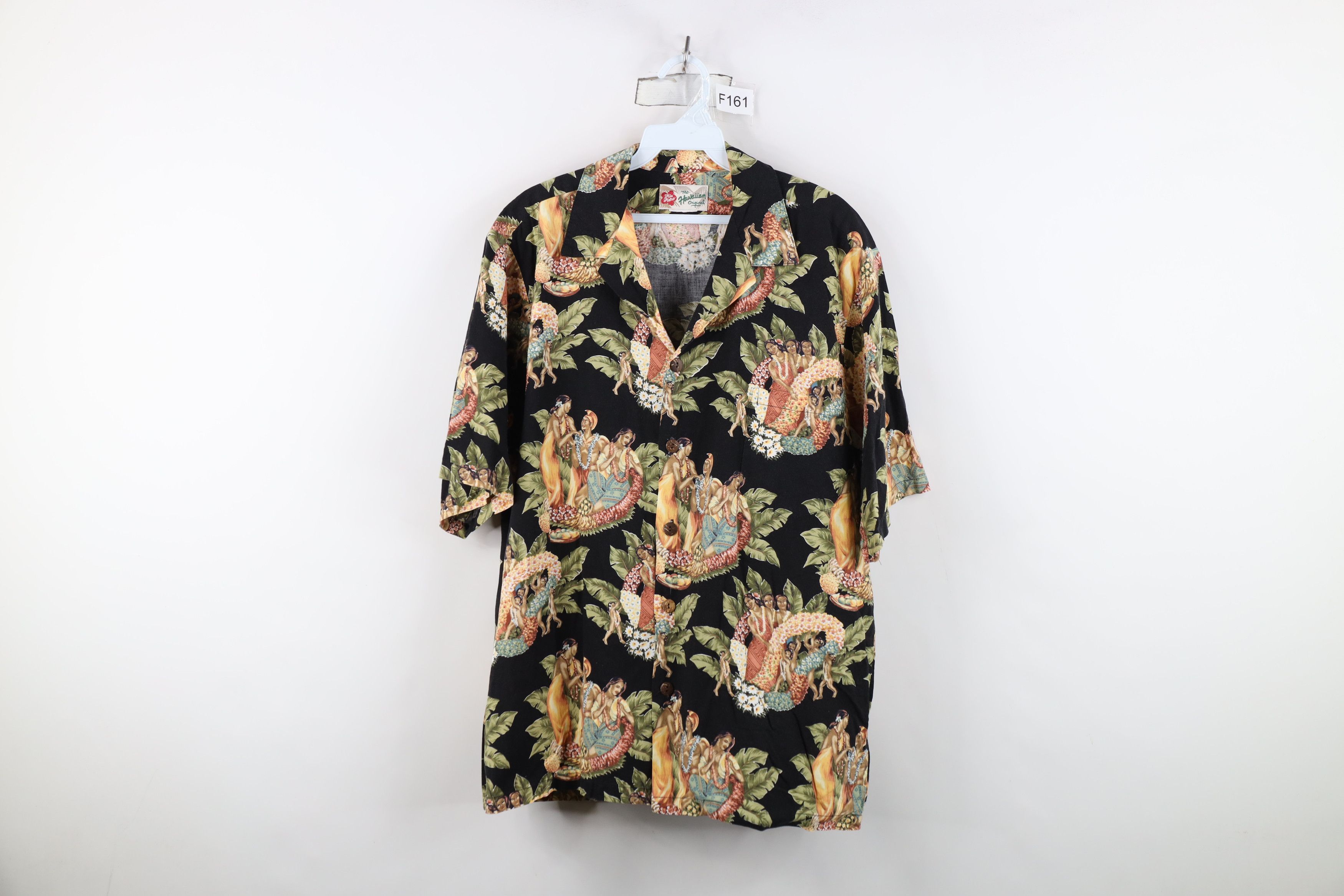 Vintage Vintage 90s Streetwear God Luau Camp Collar Button Shirt Size US XL / EU 56 / 4 - 1 Thumbnail