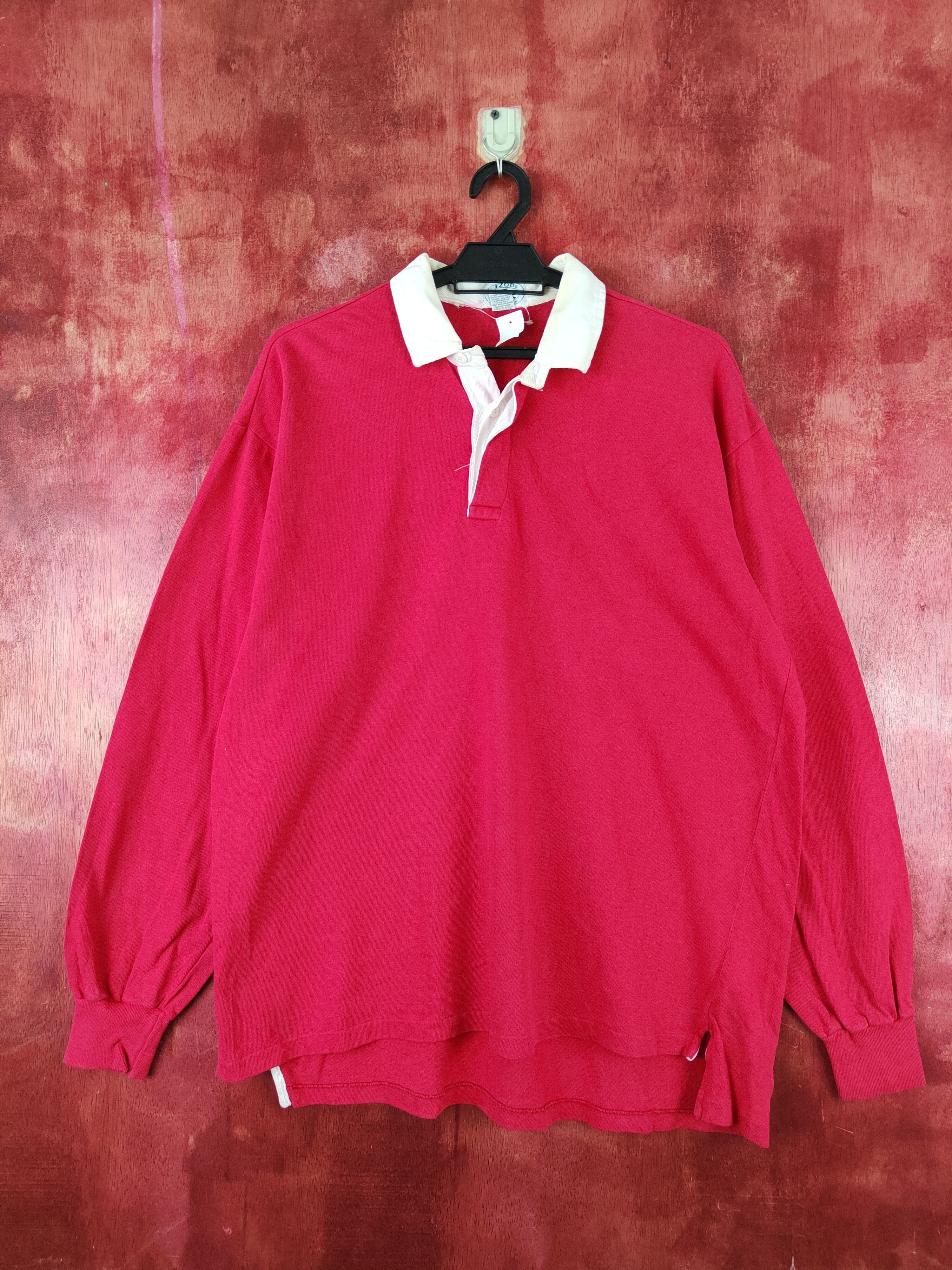 Izod Izod Lacoste Red Long Sleeve Shirts #S2298 Size US M / EU 48-50 / 2 - 1 Thumbnail