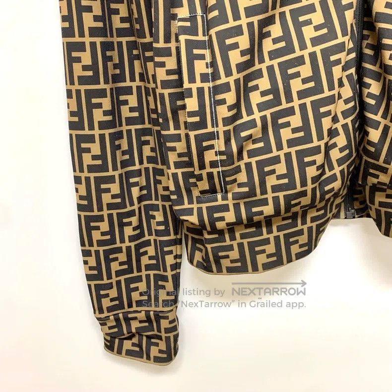 Fendi Fendi Double F Printed Jacket Size US XL / EU 56 / 4 - 7 Thumbnail