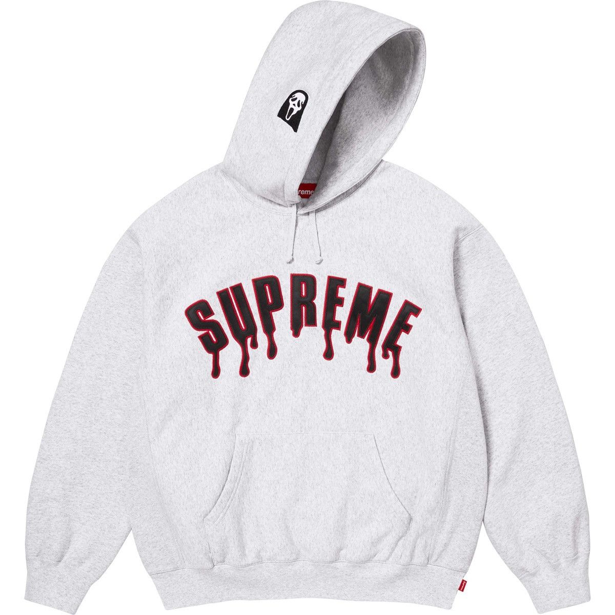 Supreme Supreme Ghostface Hoodie ash grey Size US L / EU 52-54 / 3 - 2 Thumbnail