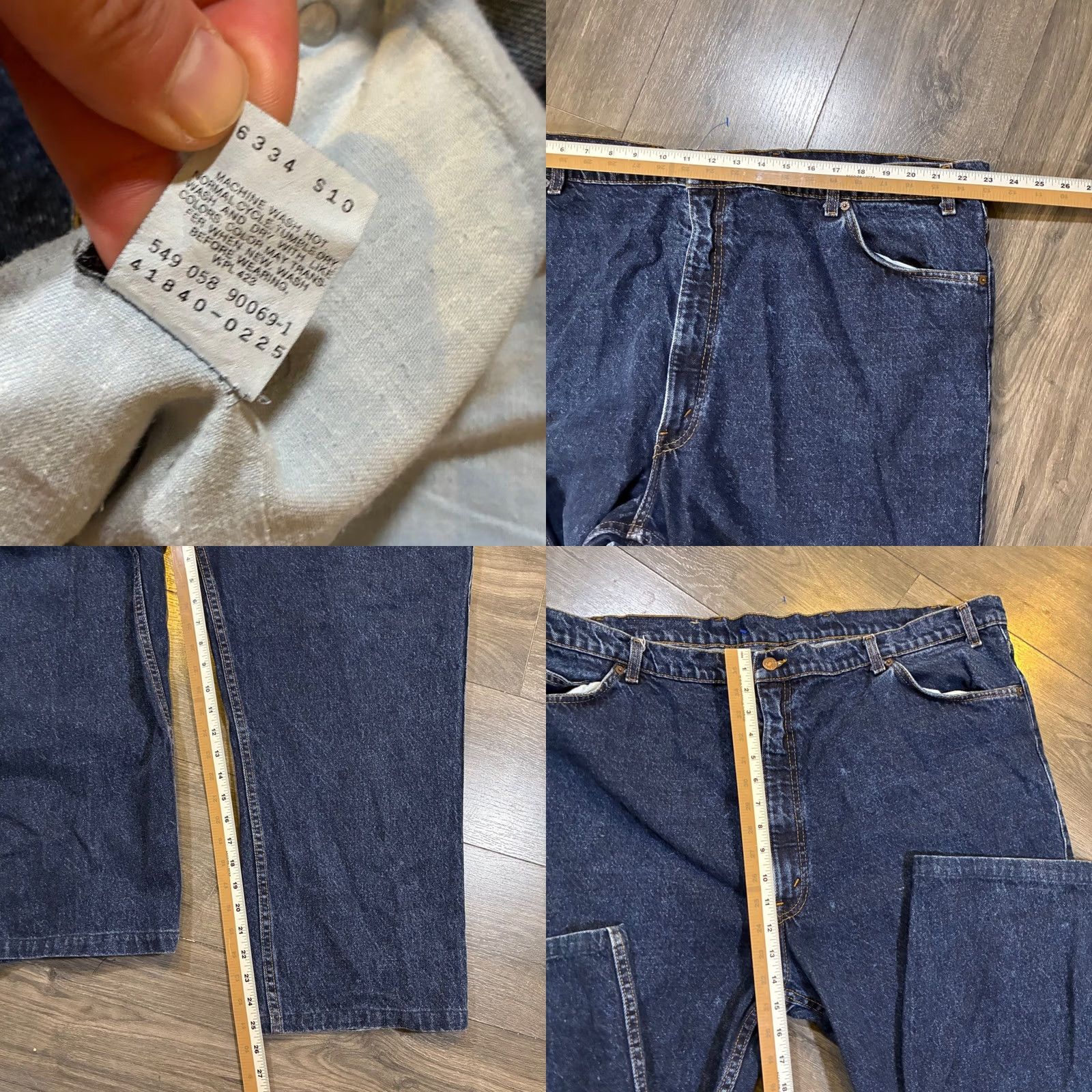 Levi's VINTAGE Levi's Jeans Men Two Horse Brand Dark Wash W50 Leather Tab 505 Classic Fit Denim Size US 34 / EU 50 - 8 Thumbnail