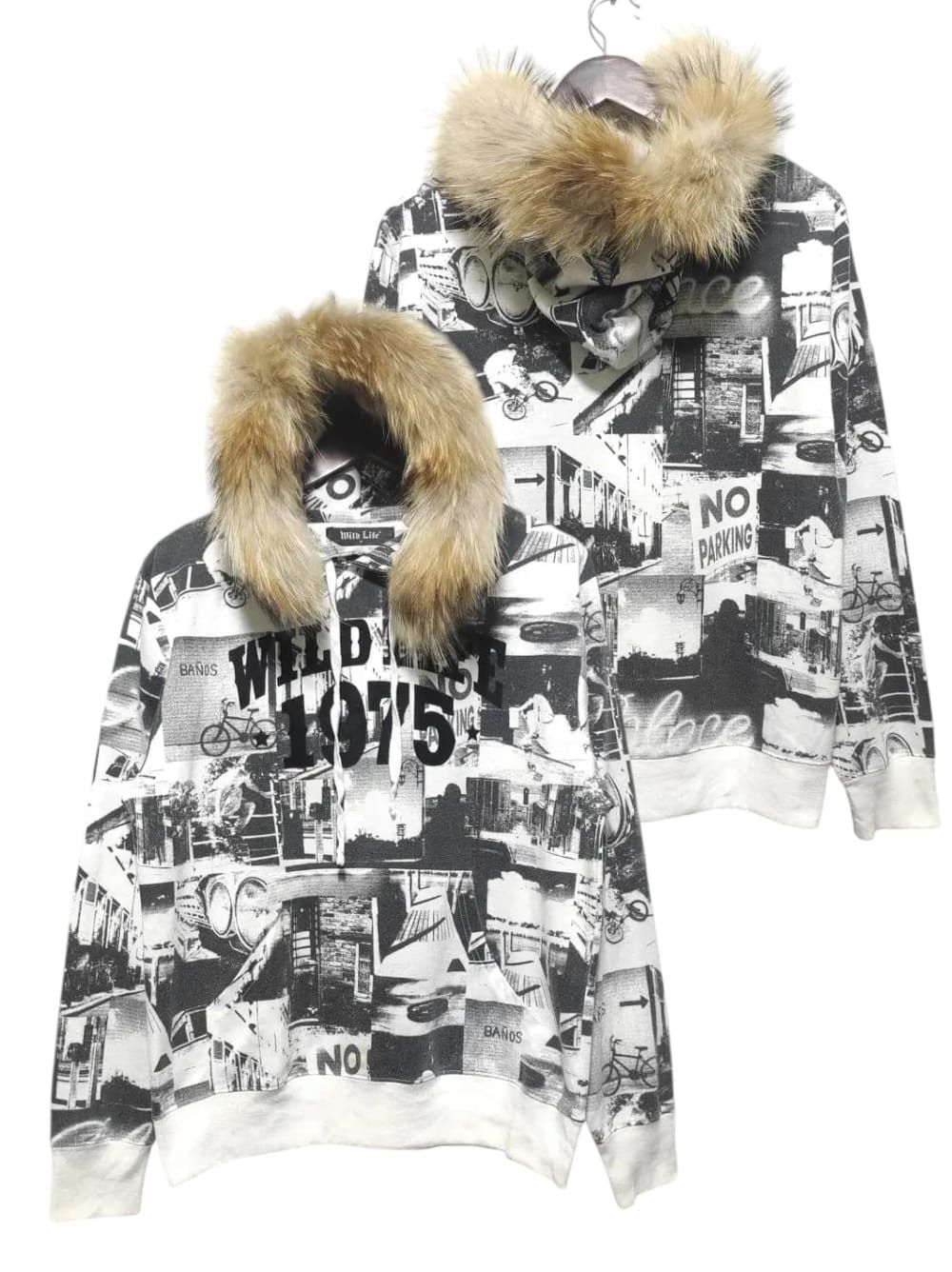 14th Addiction Wild Life Fur Hoodie i6w9 lgb style Size US M / EU 48-50 / 2 - 2 Thumbnail