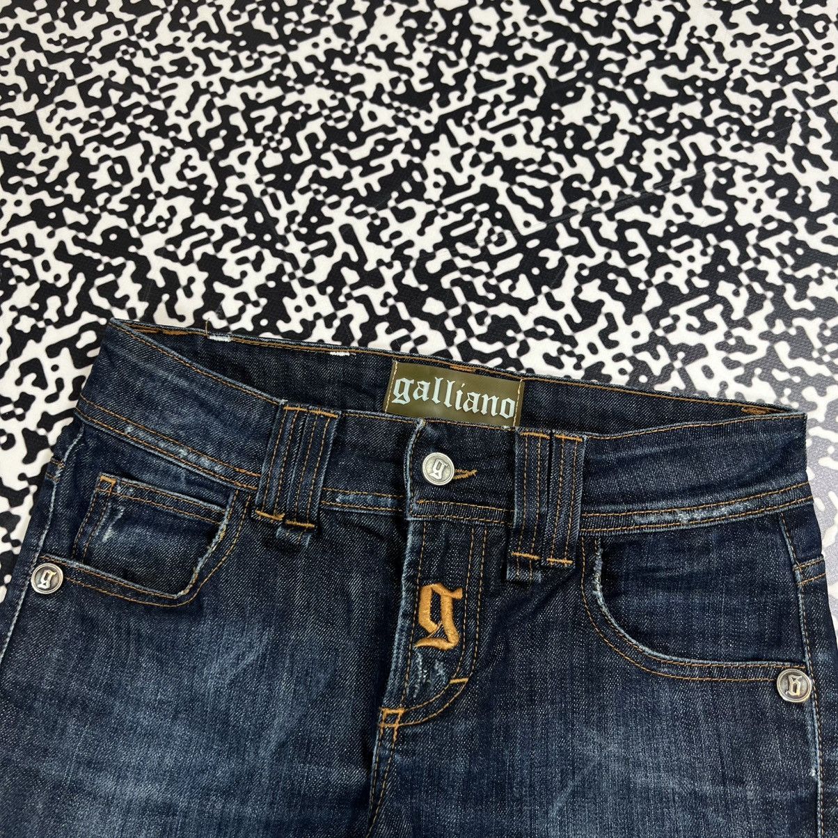 John Galliano Vintage Y2K John Galliano Luxury Casual 90s Style Jeans Size 26" / US 2 / IT 38 - 13 Thumbnail