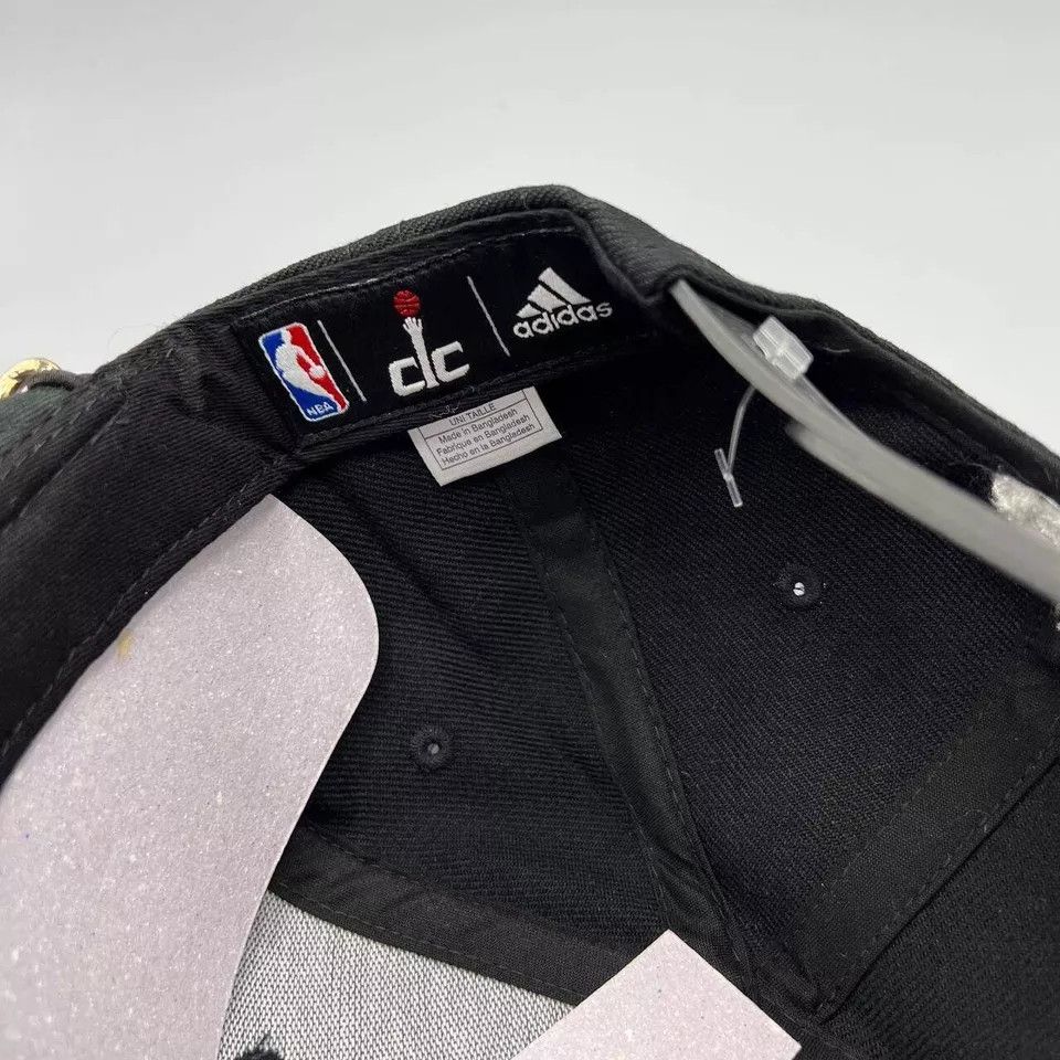 Adidas Washington Wizards Hat Women Black Adidas NBA Snap Back Cap Size ONE SIZE - 4 Thumbnail