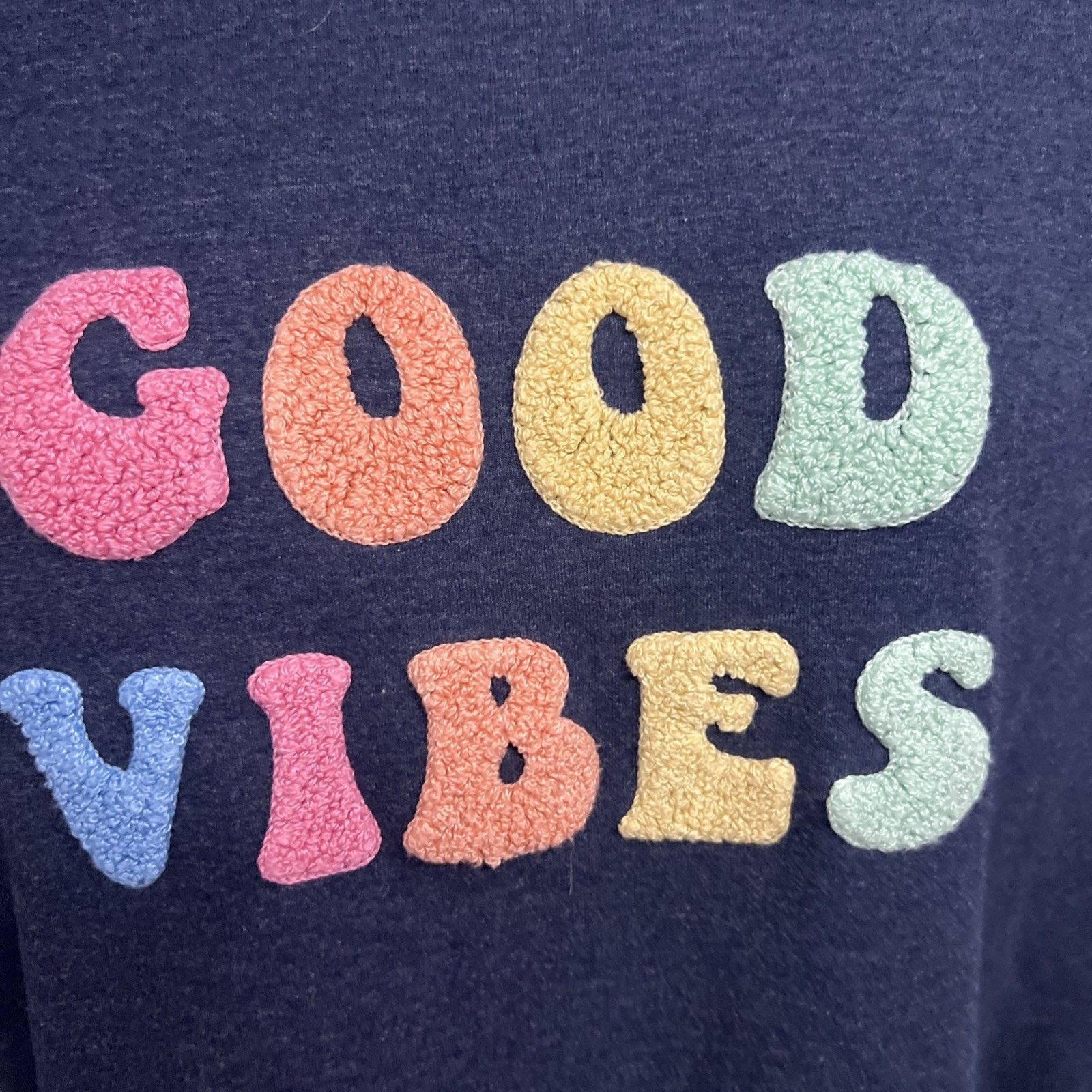 Wildfox Wildfox Blue Good Vibes Graphic Pullover Sweatshirt Medium Size M / US 6-8 / IT 42-44 - 8 Thumbnail