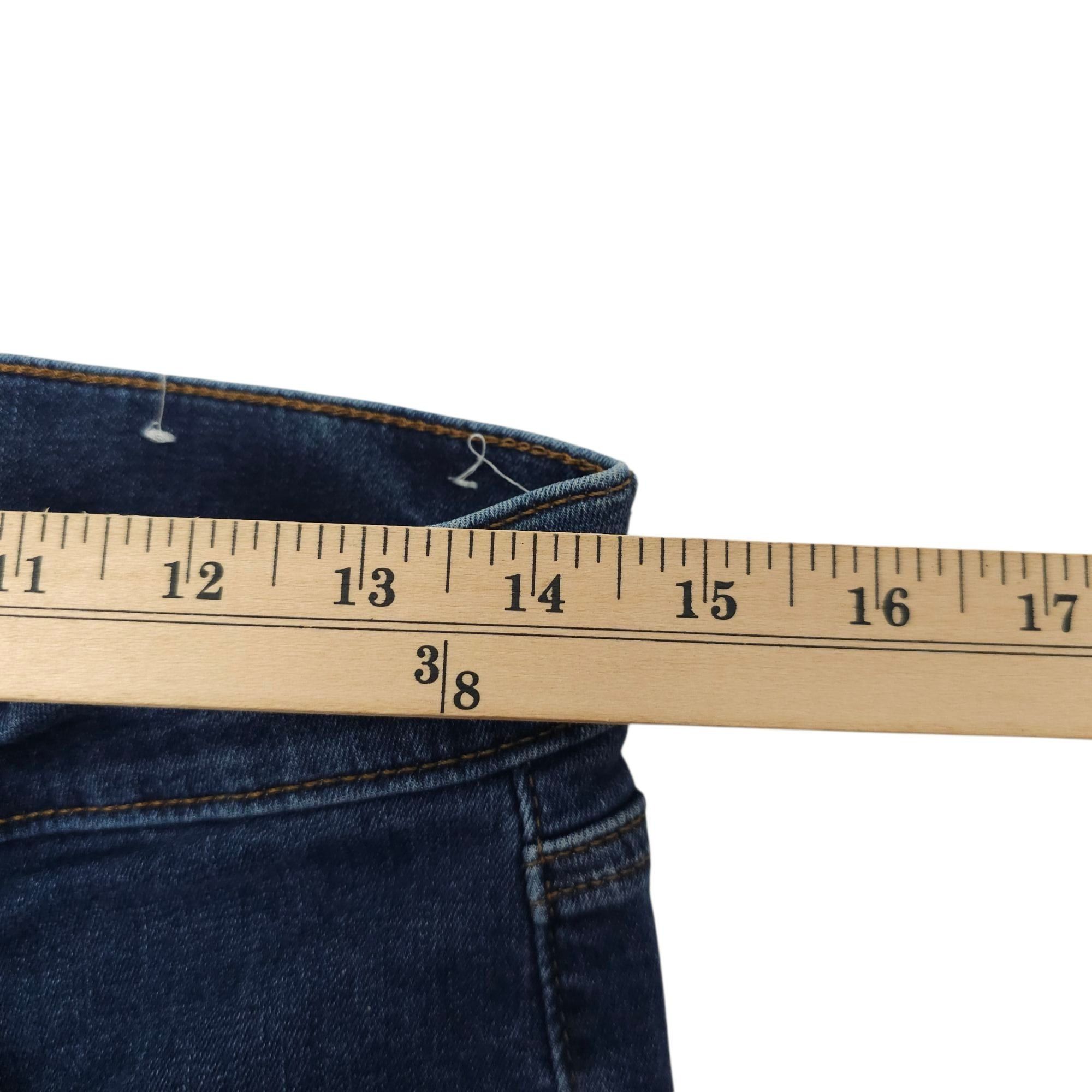 Loft Loft Modern Skinny Crop Jeans Womens Size 28/6 Mid Rise Dark Size 29" - 12 Thumbnail