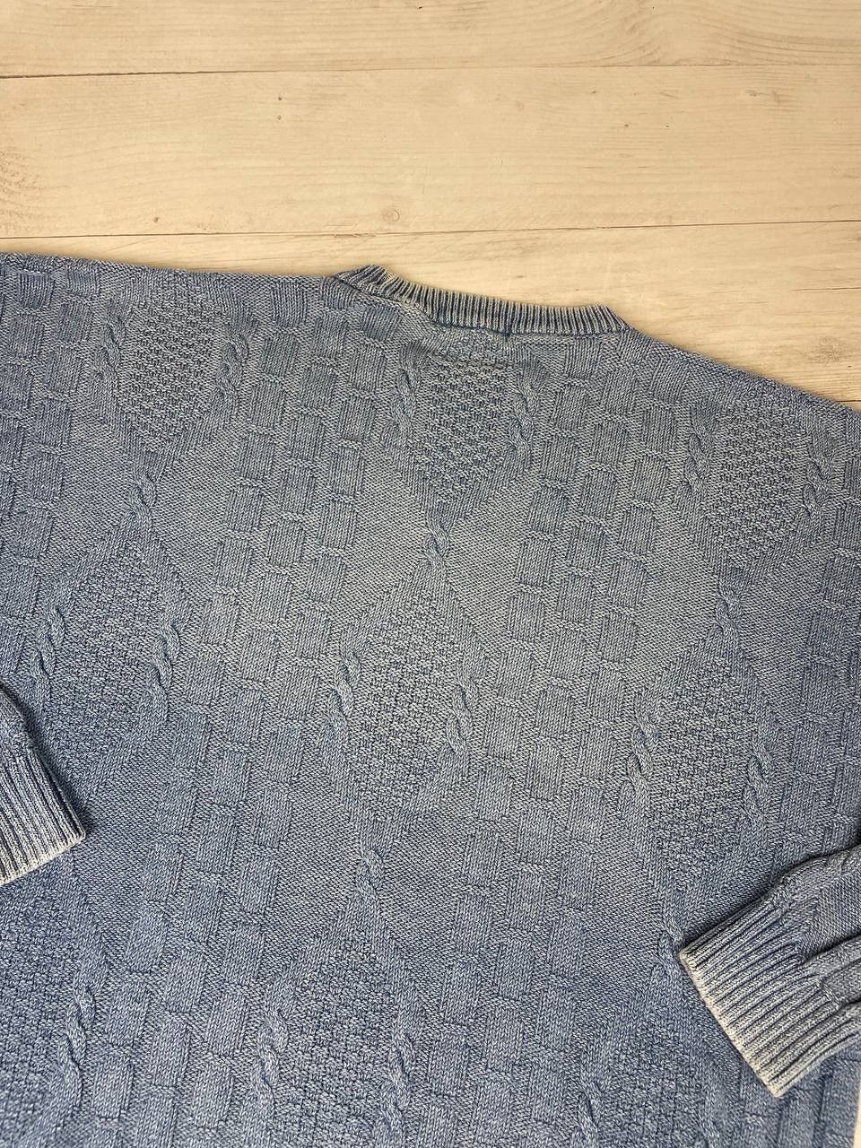 Burberry Vintage Burberrys Blues Knit Sweater Big Logo Men Size XL Size US XL / EU 56 / 4 - 15 Thumbnail