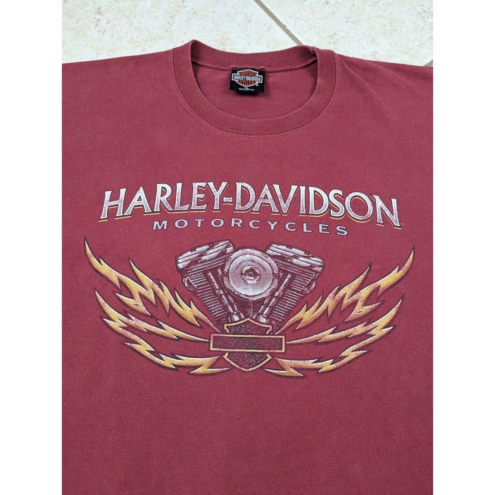 Harley Davidson Vtg Harley Davidson Long Sleeve Shirt Kelley's Grand Rapids Size US XL / EU 56 / 4 - 2 Thumbnail