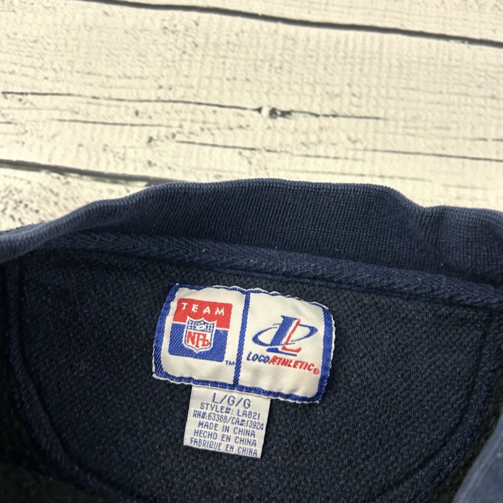 Logo Athletic VINTAGE Logo Athletic Denver Broncos Pullover Crewneck Sweatshirt Men's L Blue Size US L / EU 52-54 / 3 - 3 Thumbnail