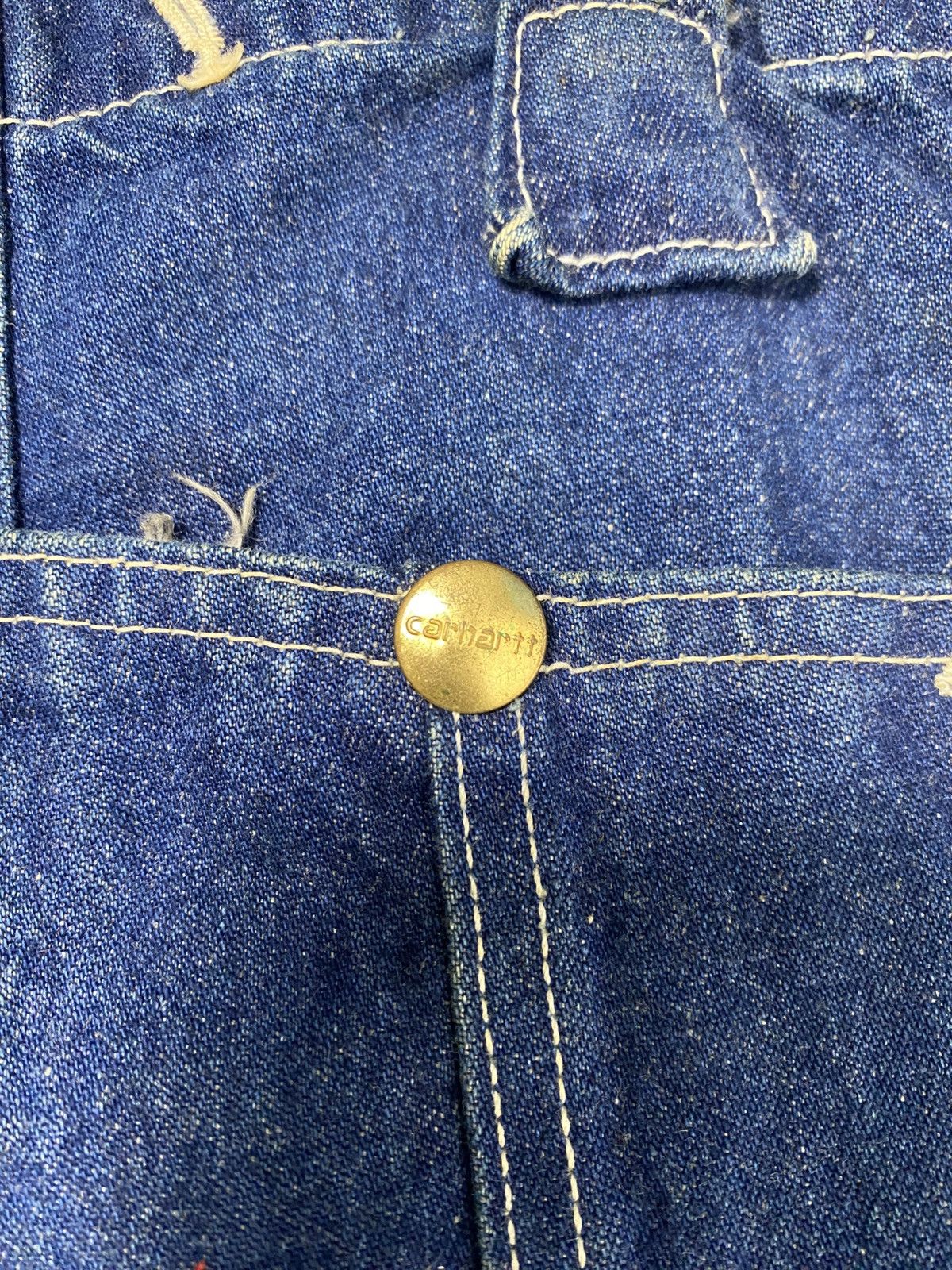 Carhartt Vintage Carhartt Denim Overalls Size US L / EU 52-54 / 3 - 11 Thumbnail