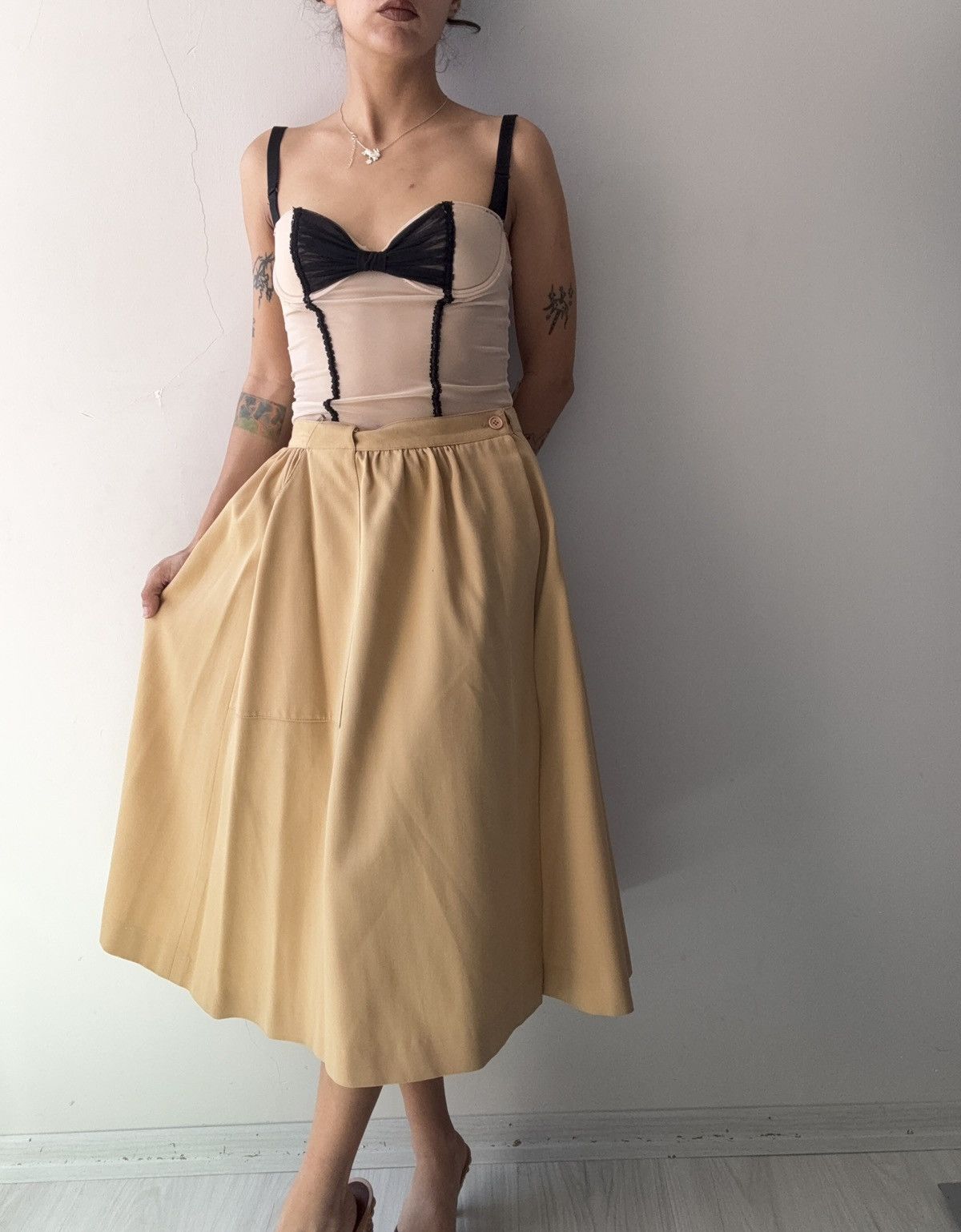 Vintage Vakko skirt Size 26" / US 2 / IT 38 - 4 Thumbnail