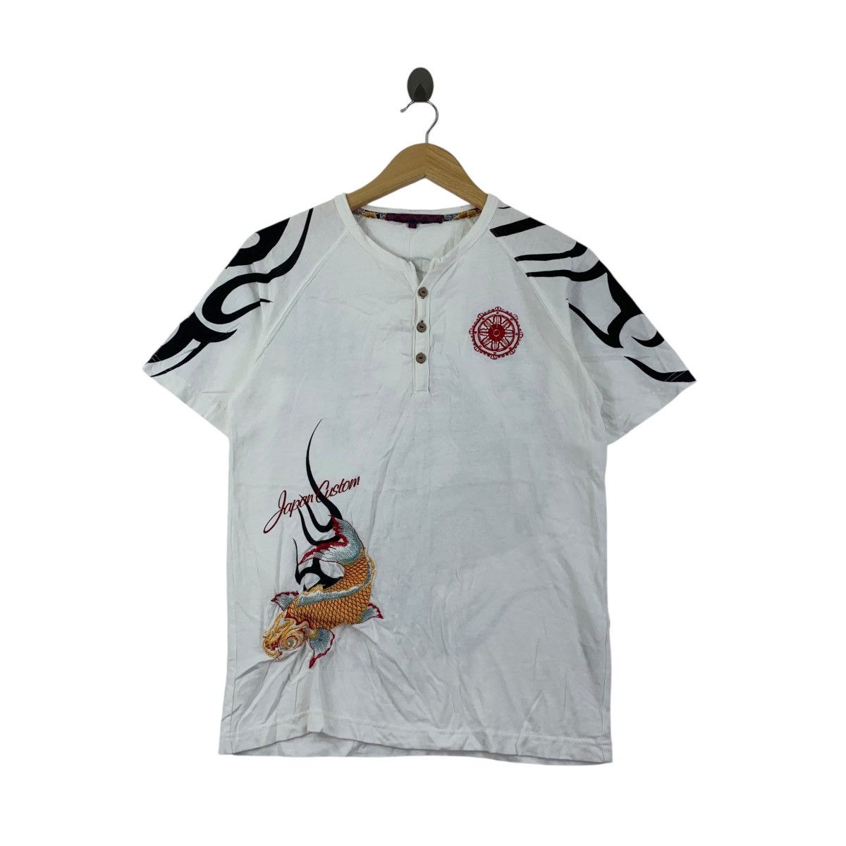 Other SUKAJAN T SHIRTS Japan Custom Koi Embroidered Tee Top Size US M / EU 48-50 / 2 - 1 Thumbnail