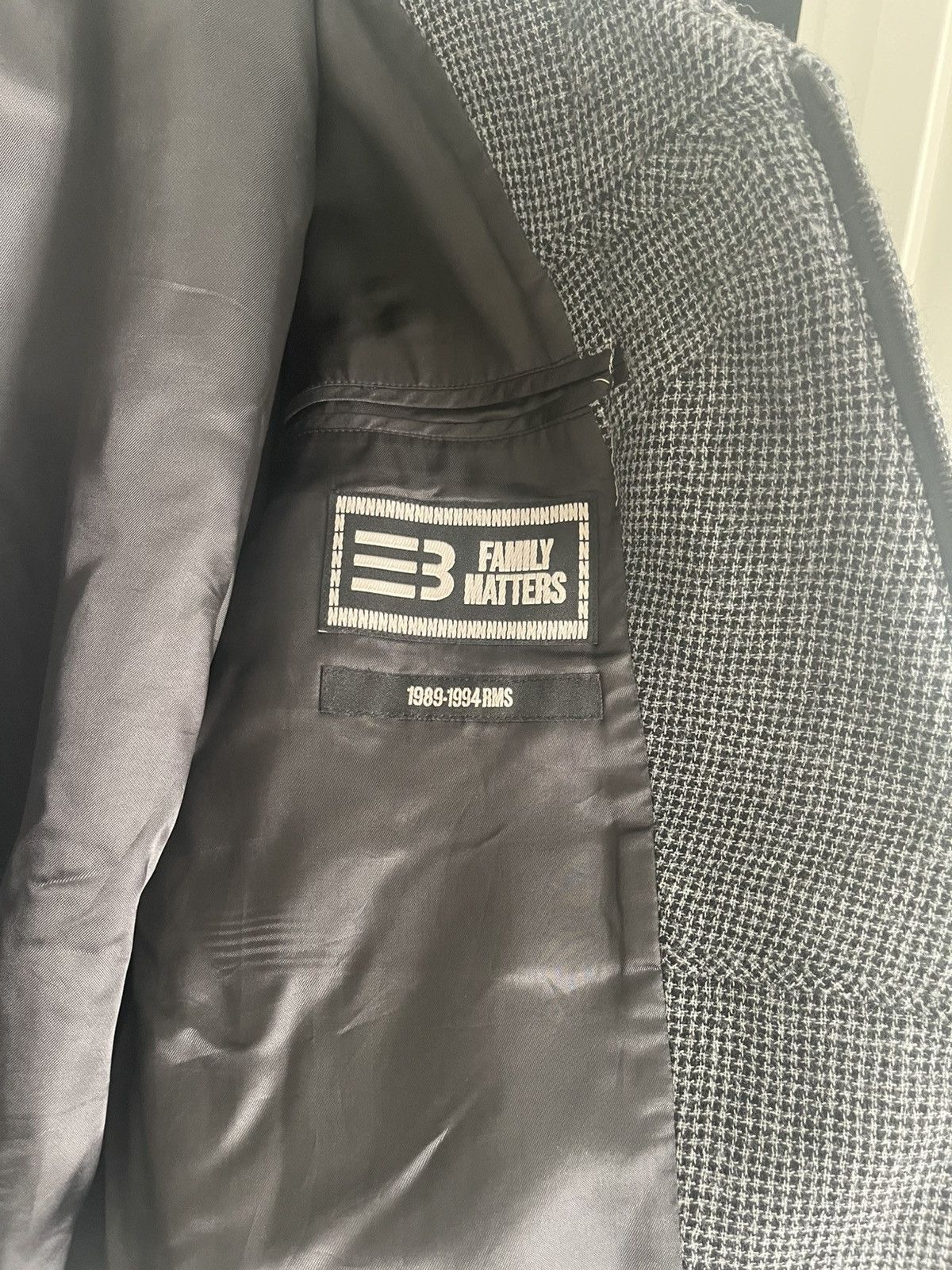 NAMESAKE AW21 Contour Line Grey & Red Wool Jacket Size US M / EU 48-50 / 2 - 8 Thumbnail