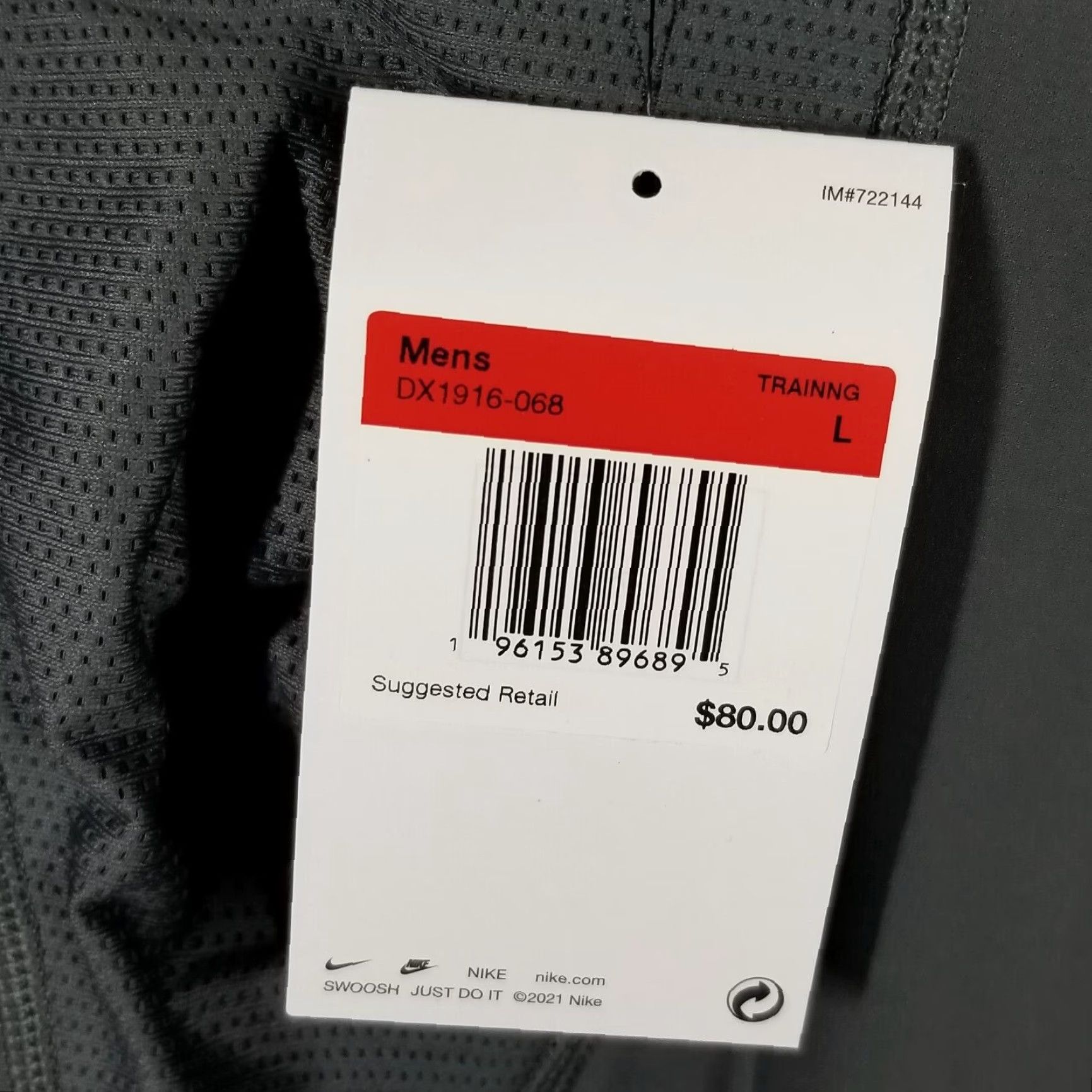 Nike Nike Dri-FIT ADV Athletic Shorts Adult Large Gray Mens Breathable Quick Dry Size US 33 - 2 Thumbnail