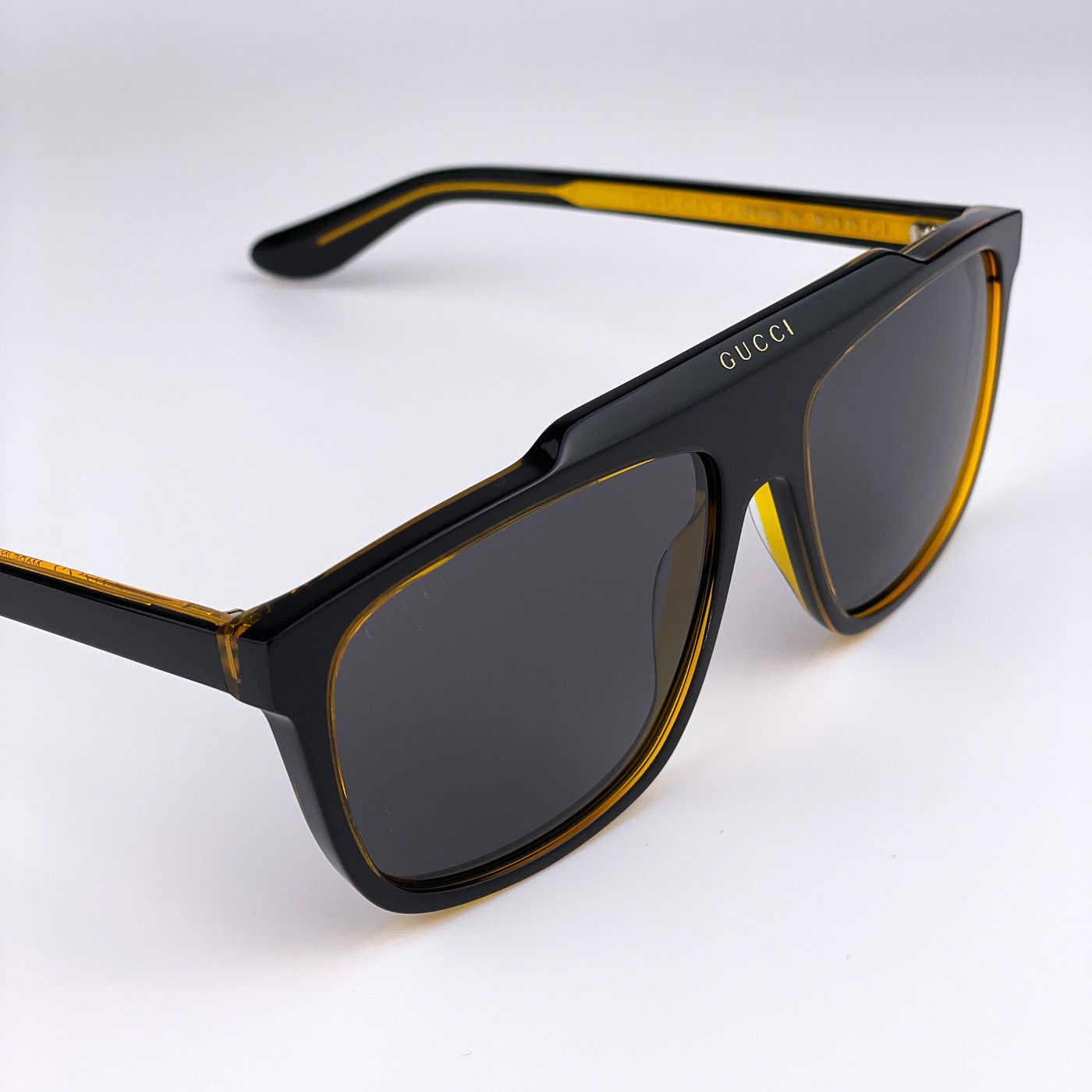 Gucci NEW GUCCI GG1039S 001 Aviator Plastic Unisex Sunglasses Size ONE SIZE - 5 Thumbnail