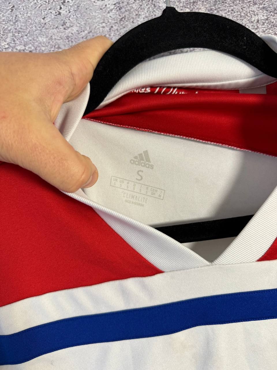Adidas × Vintage Vintage Olympique Lyonnais 2018/19 Adidas Soccer Jersey Size US S / EU 44-46 / 1 - 12 Thumbnail
