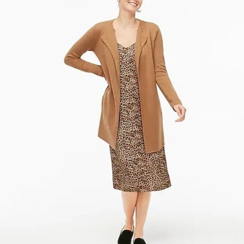 J.Crew J Crew Vanessa Cardigan Sweater Jacket Open Front Longline S Size S / US 4 / IT 40 - 4 Thumbnail