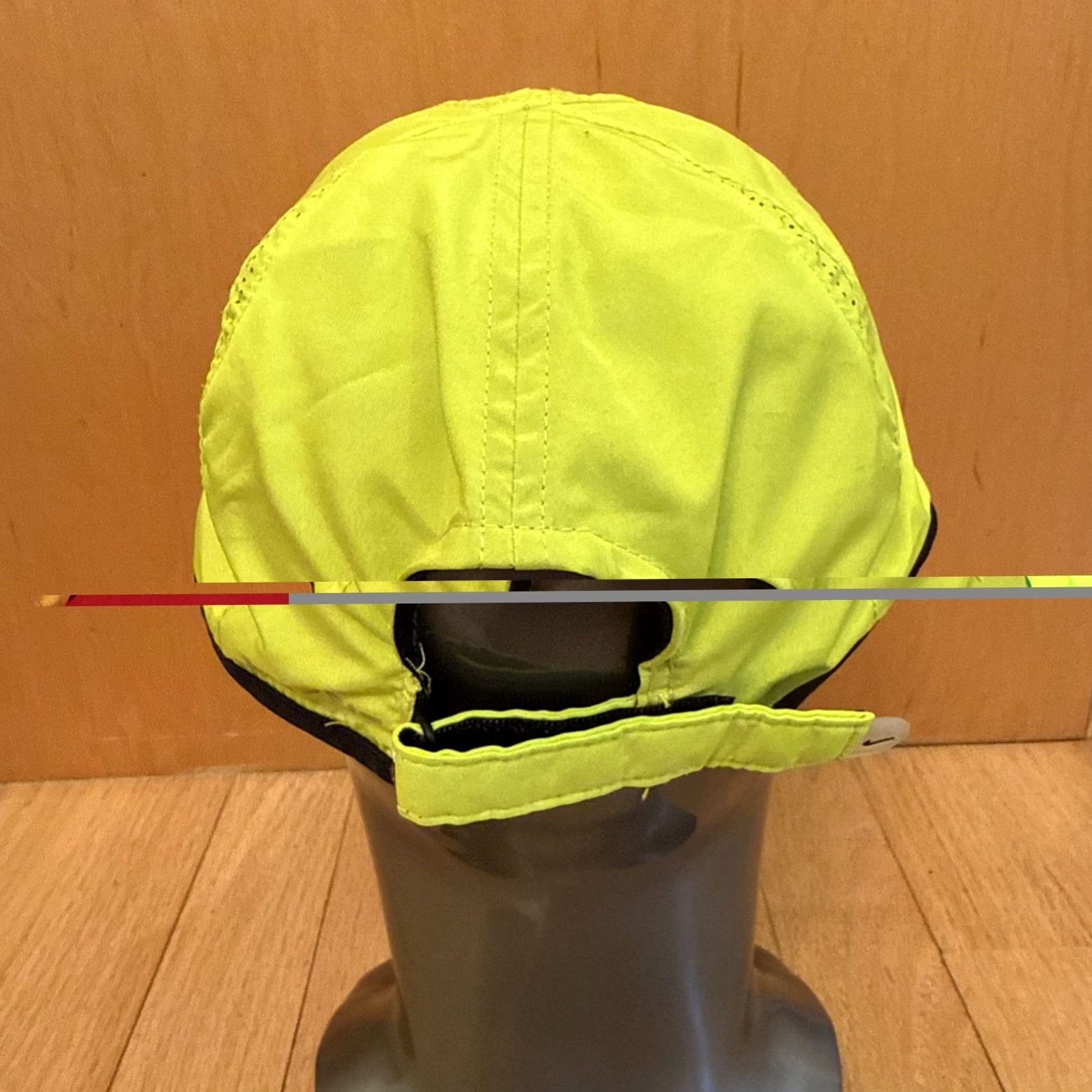 Nike Nike Hat Cap Strap Back One Size Volt Yellow Featherlight Dri-FIT Running Mens Size ONE SIZE - 4 Thumbnail