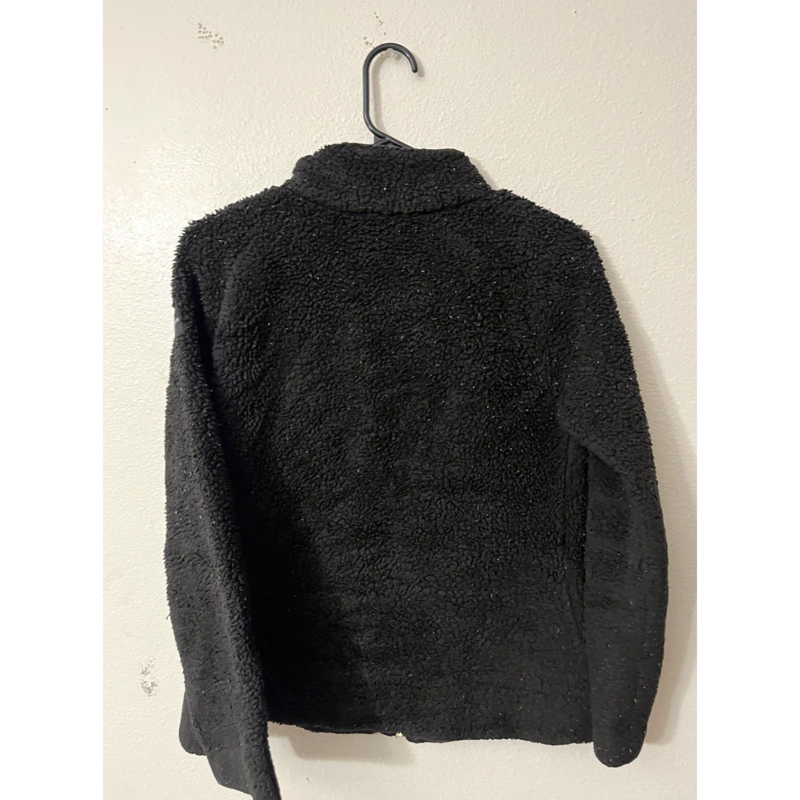 Calvin Klein Calvin Klein Khakis Womens Size Small Black Fleece Full Zip Sherpa Jacket Size S / US 4 / IT 40 - 3 Thumbnail