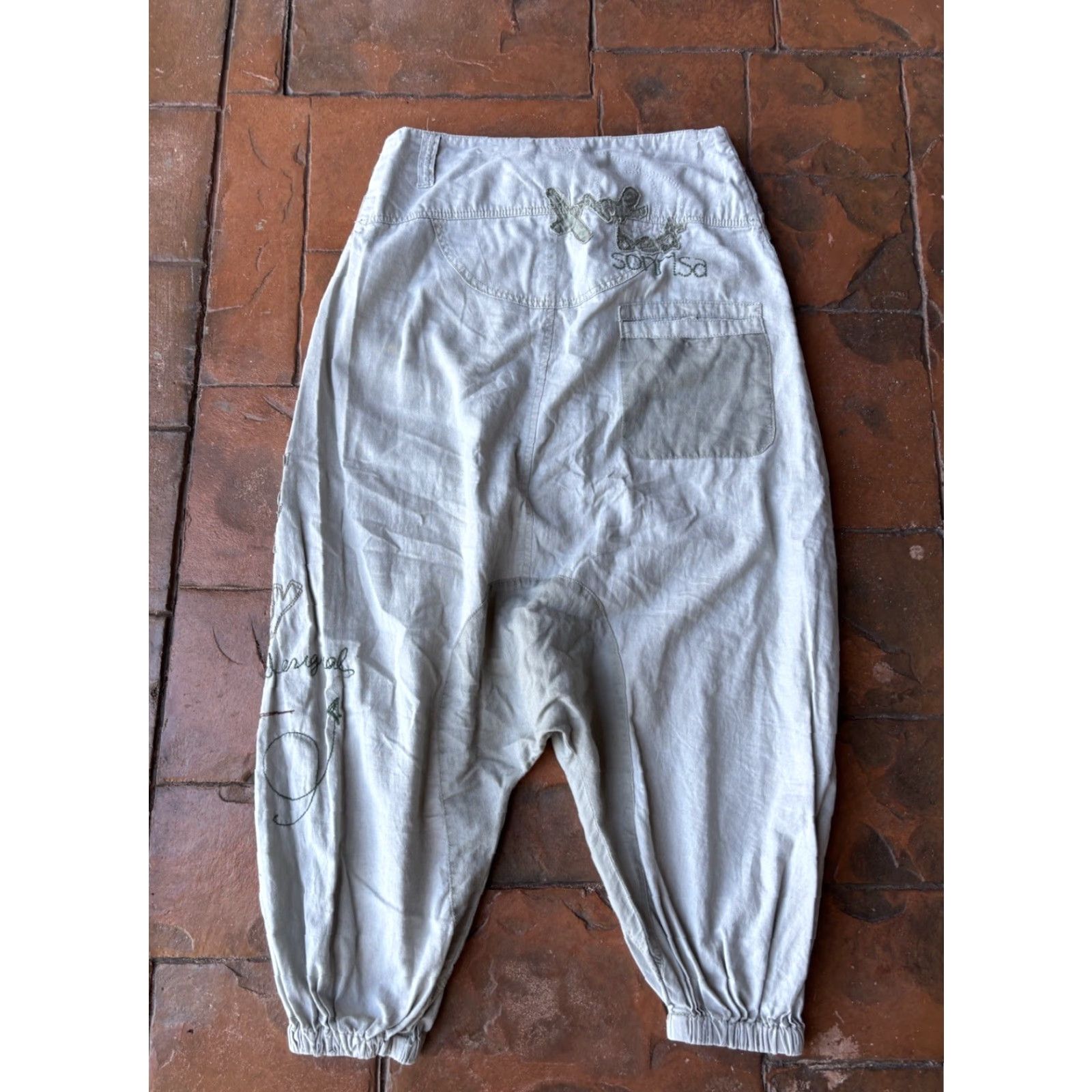 Yohji Yamamoto VINTAGE Kiss Therapy Baggy Pants Women’s 30 Yohji Yamamoto Style 90s Y2K Size 30" / US 8 / IT 44 - 3 Thumbnail