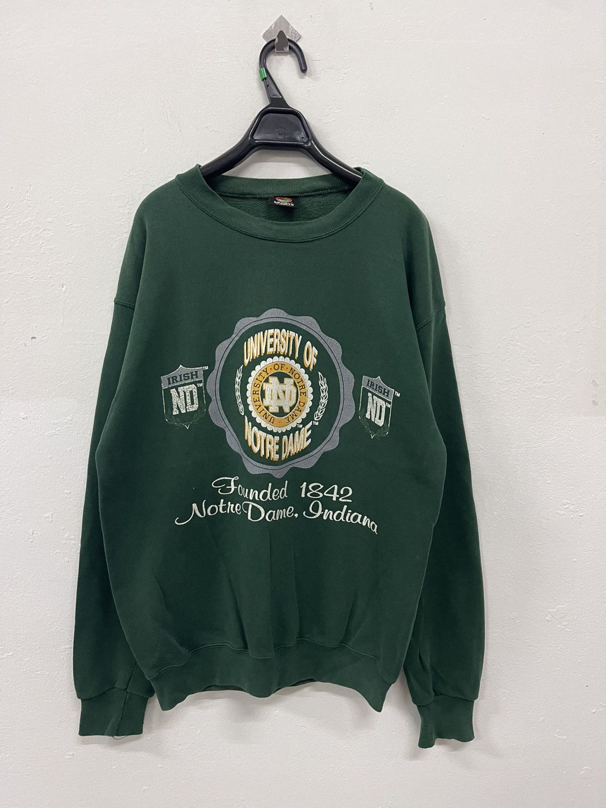 Other Vintage University Notre Dame Crewneck Pullover Size US M / EU 48-50 / 2 - 1 Thumbnail