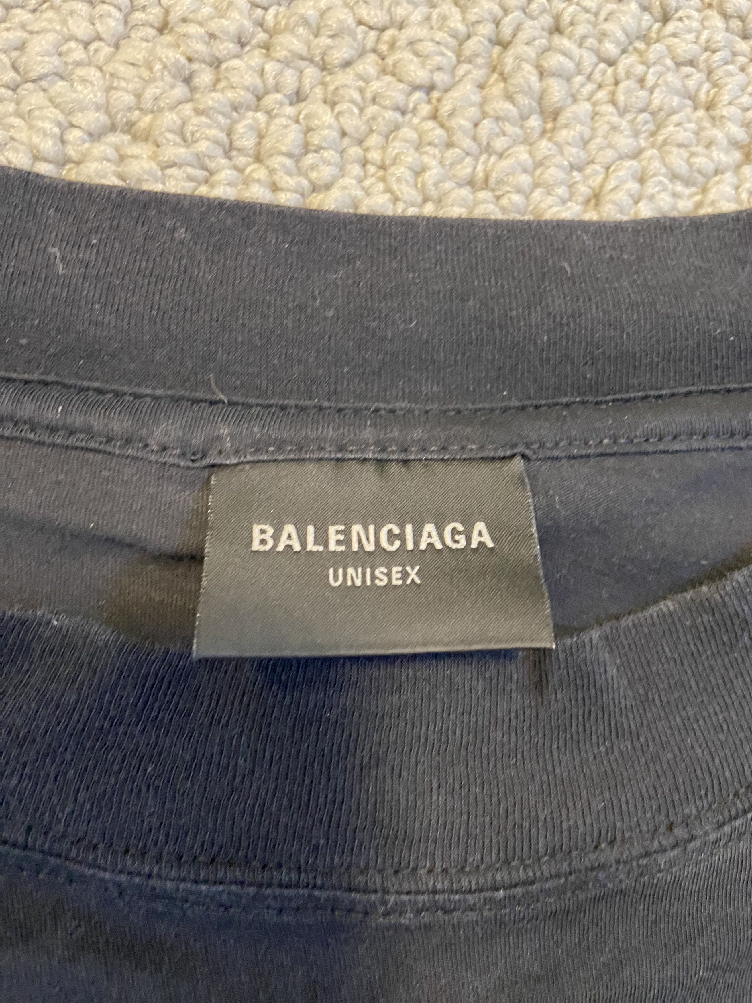 Balenciaga BALENCIAGA MEN'S UNITY LOGO FLAME LONG SLEEVE T-SHIRT Size US L / EU 52-54 / 3 - 5 Thumbnail