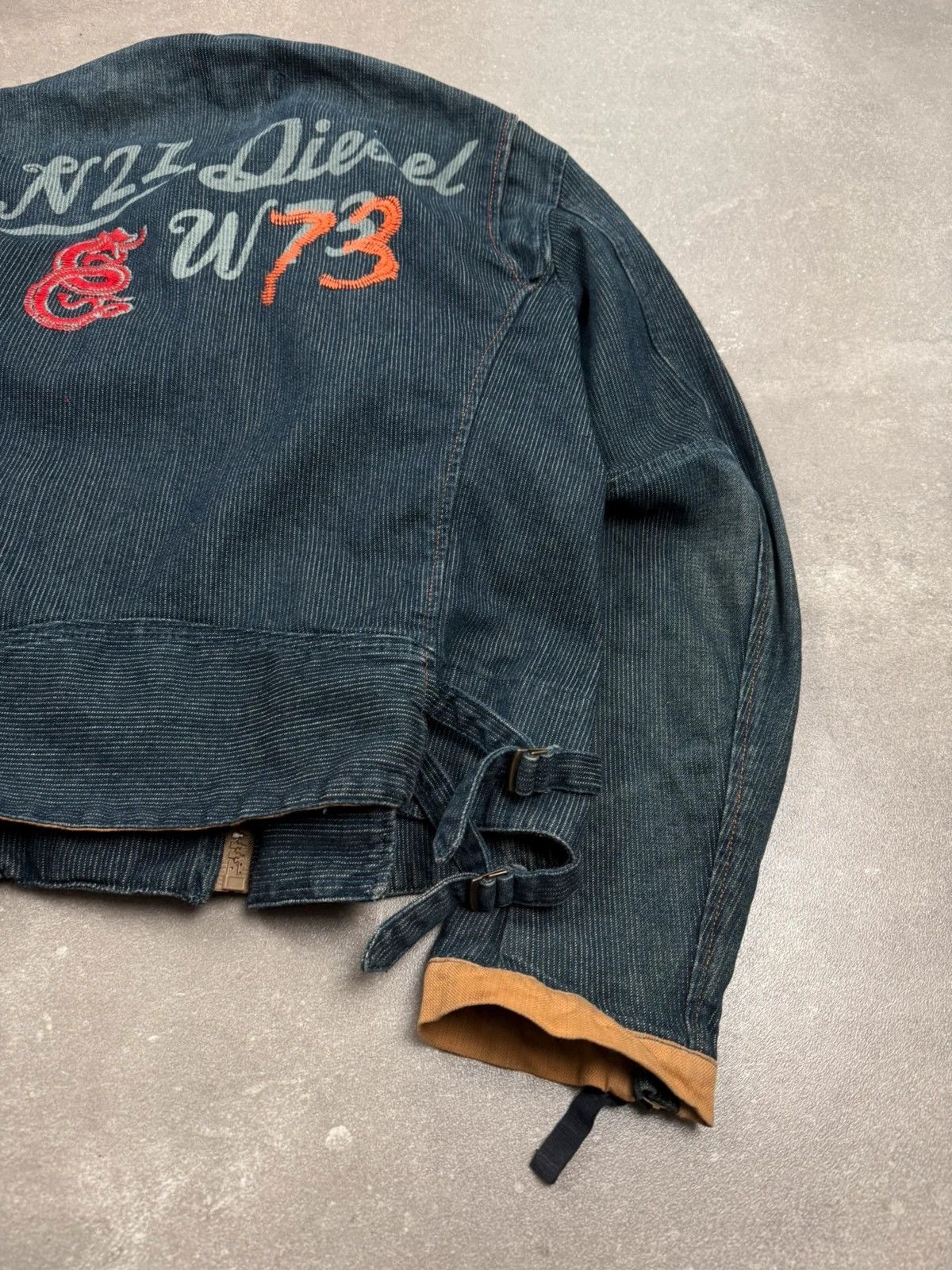 Diesel Diesel denim jacket biker archive 2000s y2k multi zip Size US L / EU 52-54 / 3 - 9 Thumbnail