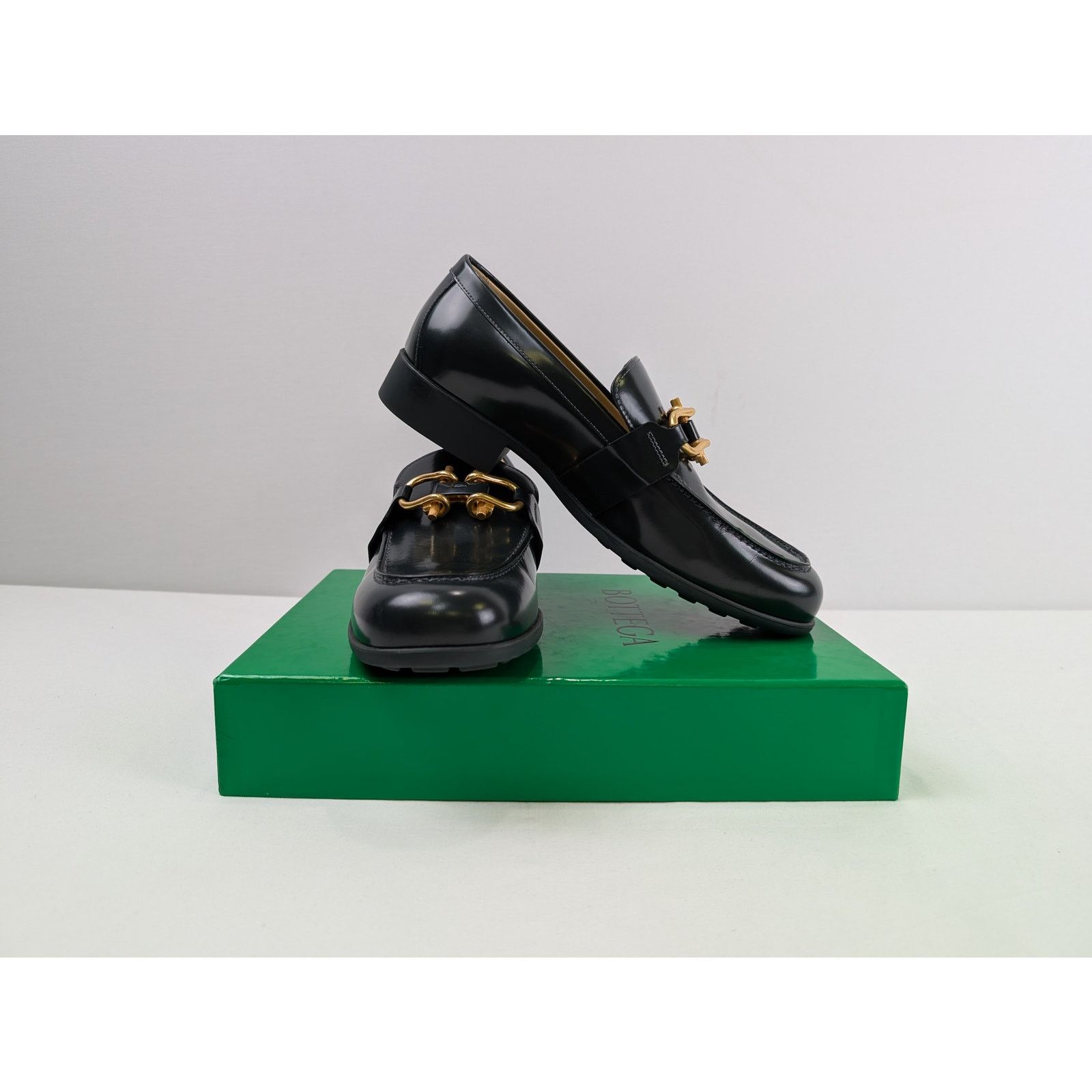 Bottega Veneta o1rshd1 Monsieur Loafers Shoe Boots in Dark Green Size US 9.5 / EU 42-43 - 16 Thumbnail