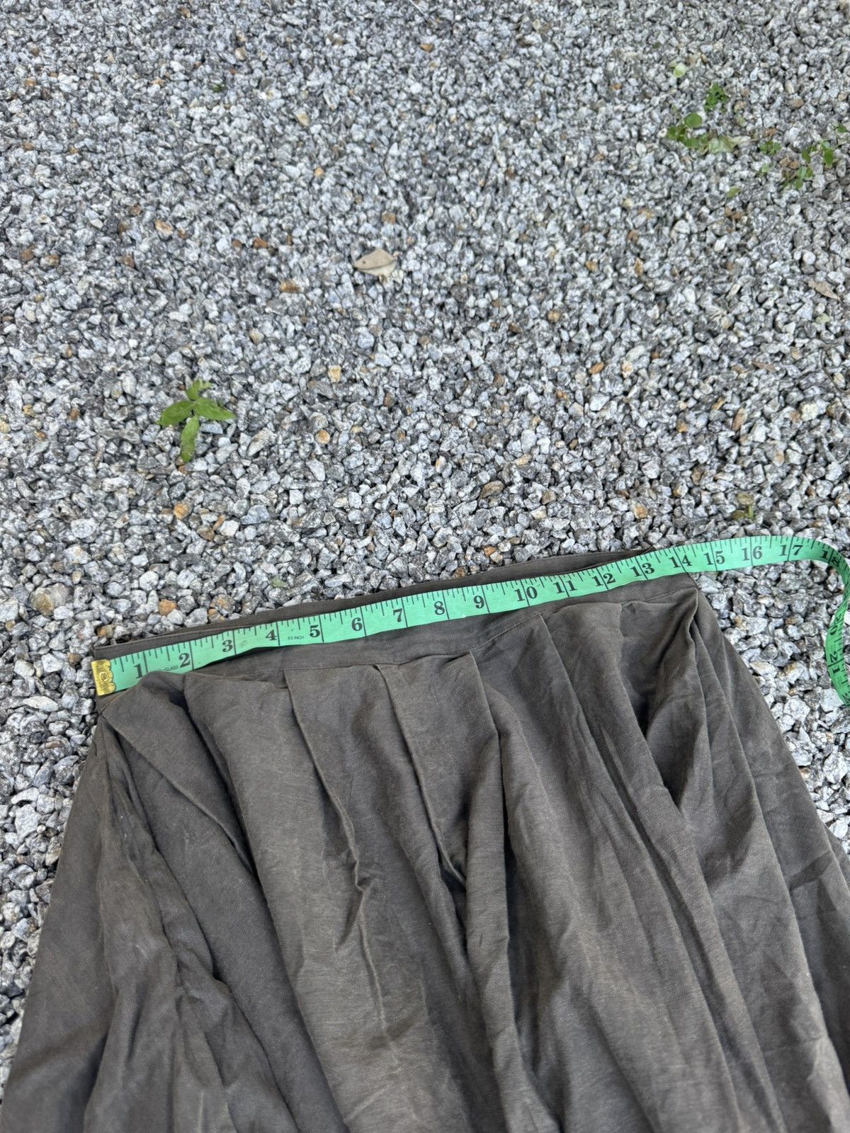 Yohji Yamamoto YOHJI YANAGISAWA SKIRT Size 28" / US 6 / IT 42 - 7 Thumbnail