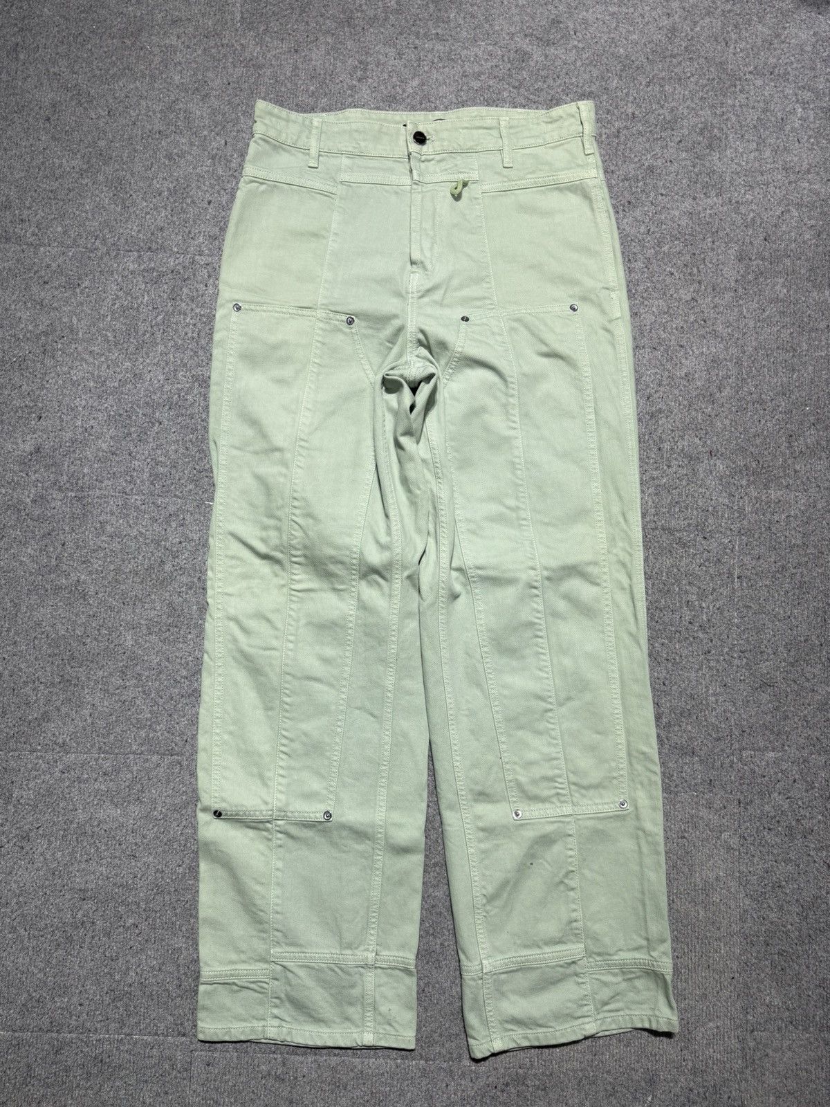 Jacquemus Jacquemus Double Knee Pants Green Size US 30 / EU 46 - 1 Thumbnail