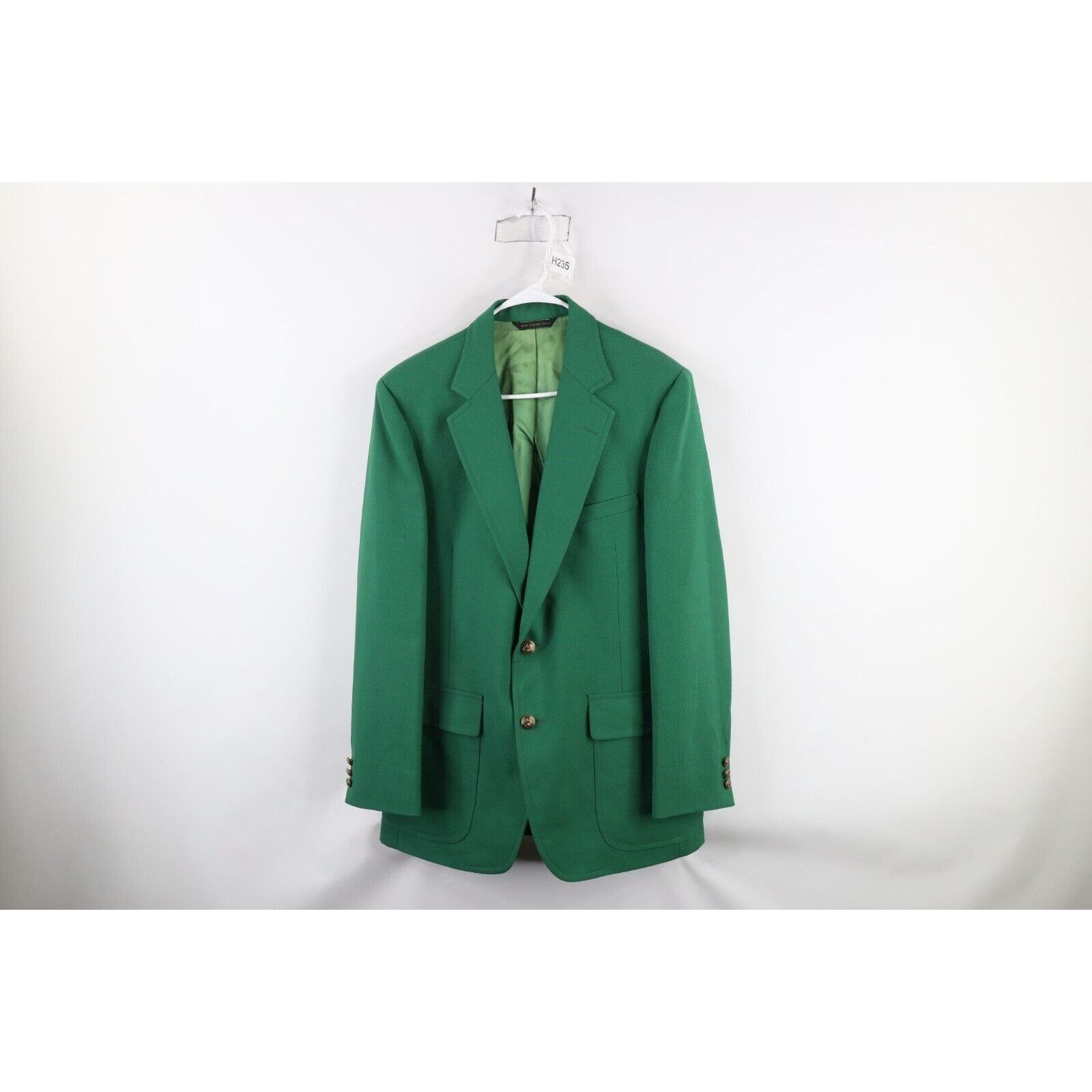 Vintage Vintage 70s Streetwear 2 Button The Masters Suit Coat Size 42R - 1 Thumbnail