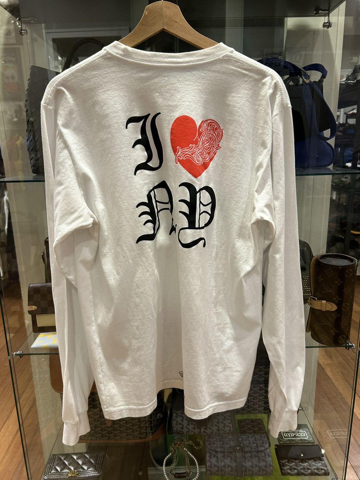 Chrome Hearts Chrome Hearts ‘I Love Ny’ LS Shirt Size US L / EU 52-54 / 3 - 2 Thumbnail
