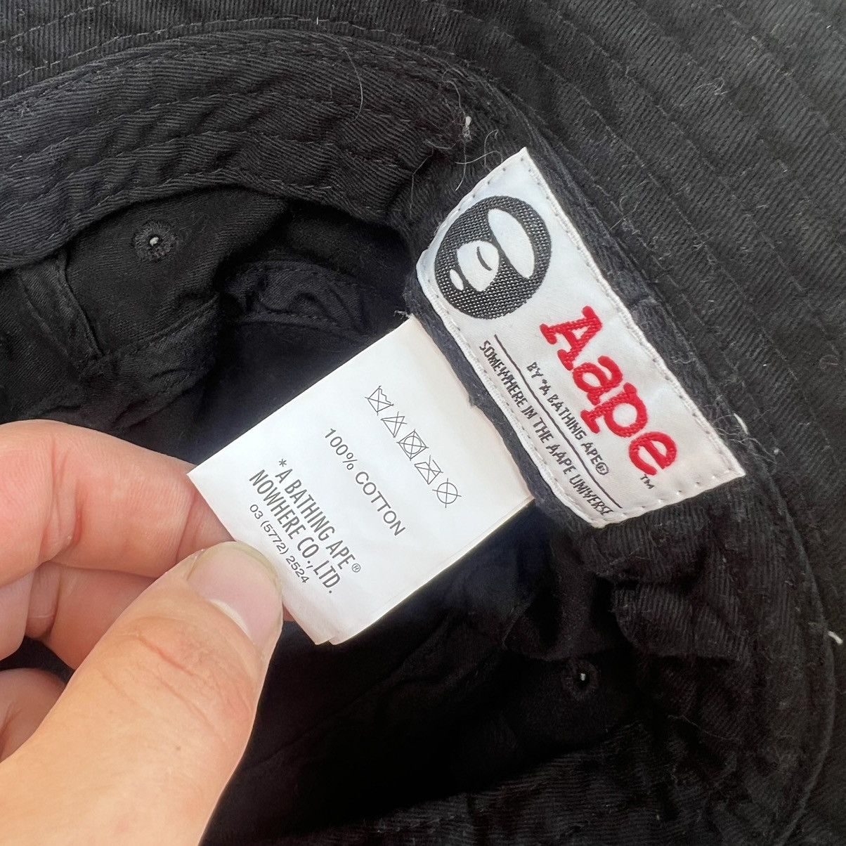 Aape × Bape Bape Bucket Hat Size ONE SIZE - 3 Thumbnail