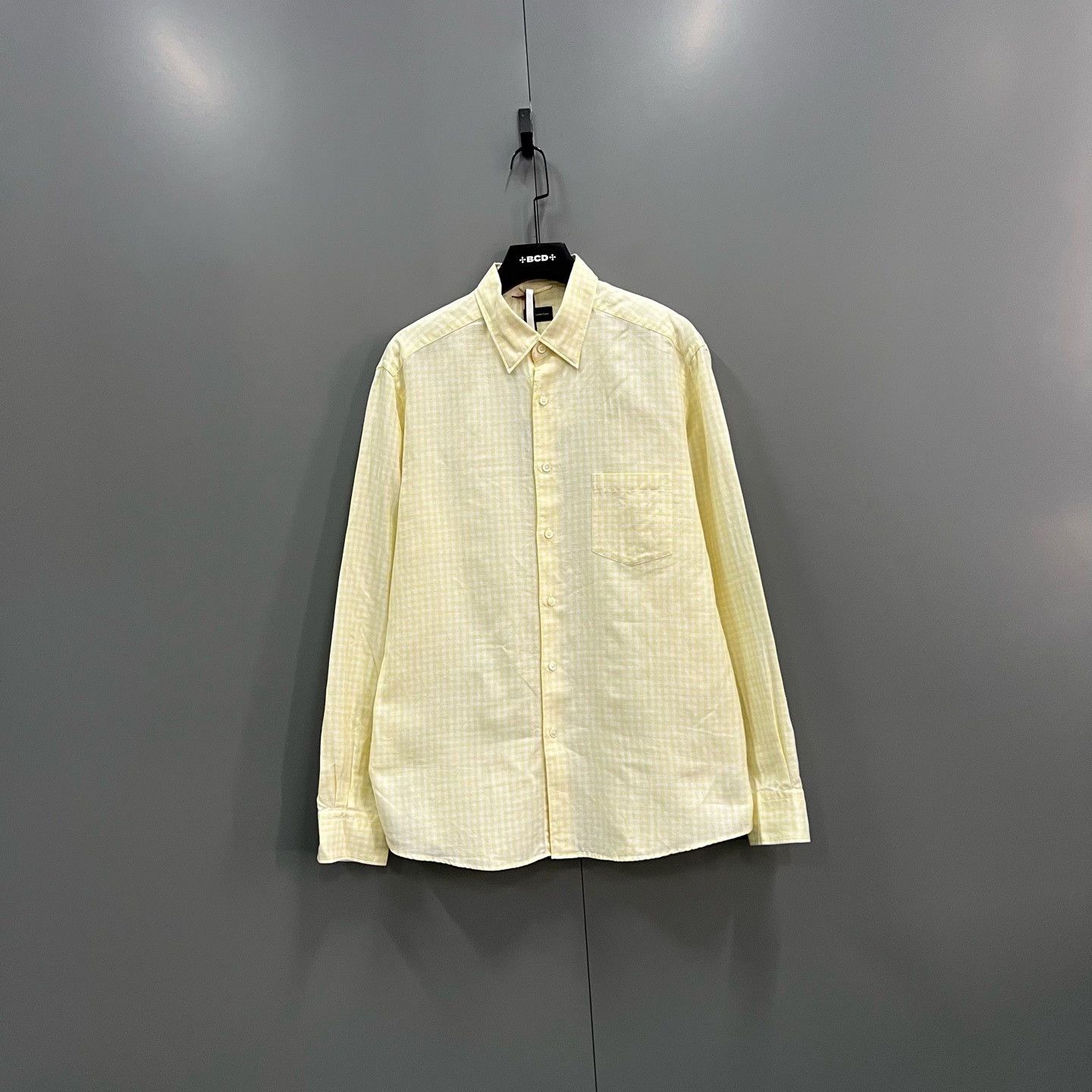 Ermenegildo Zegna Ermenegildo Zegna Plaid Yellow Shirt xl Men Size US XL / EU 56 / 4 - 1 Thumbnail