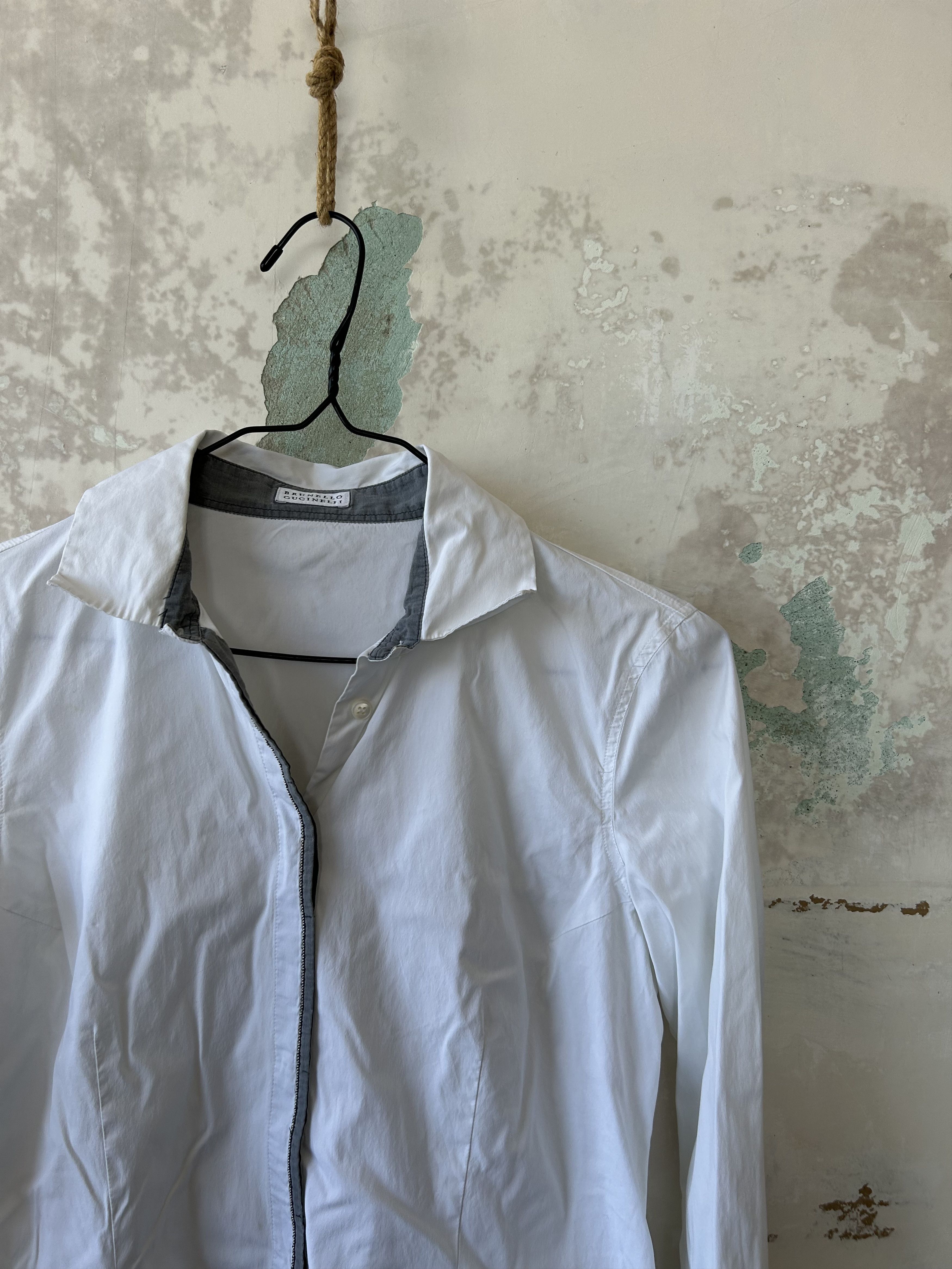 Brunello Cucinelli Brunello Cucinelli Shirt Button Up Made in Italy Size L / US 10 / IT 46 - 3 Thumbnail