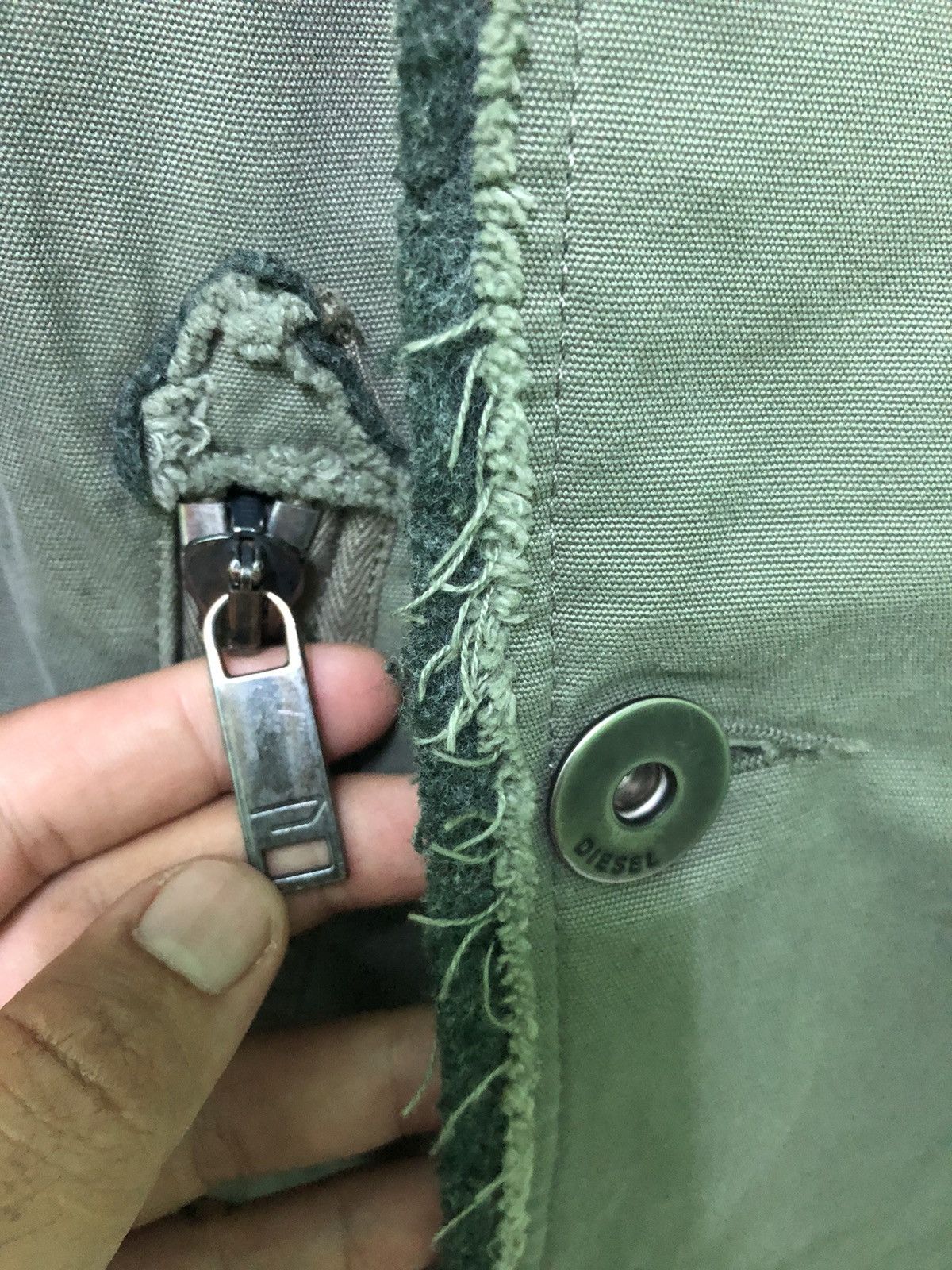 Diesel Rare Vintage Diesel Double-Breasted Chore Jacket Japan Punk Size US S / EU 44-46 / 1 - 10 Thumbnail