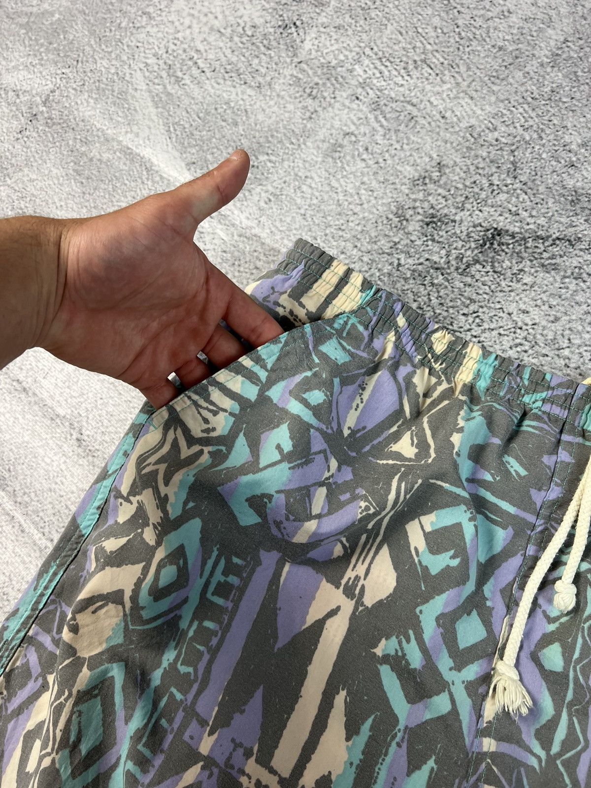Aztech Mountain × Vintage Vintage 90’s multicolour shorts Size US 32 / EU 48 - 9 Thumbnail