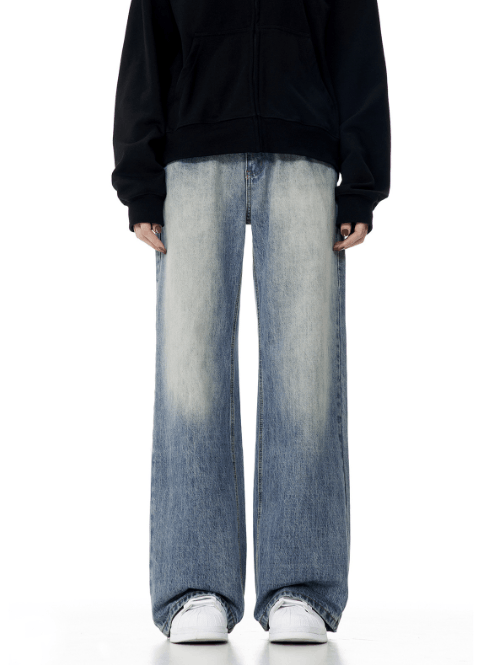 Japanese Brand × Jean Retro American men's simple flared washed jeans Size US 32 / EU 48 - 1 Thumbnail