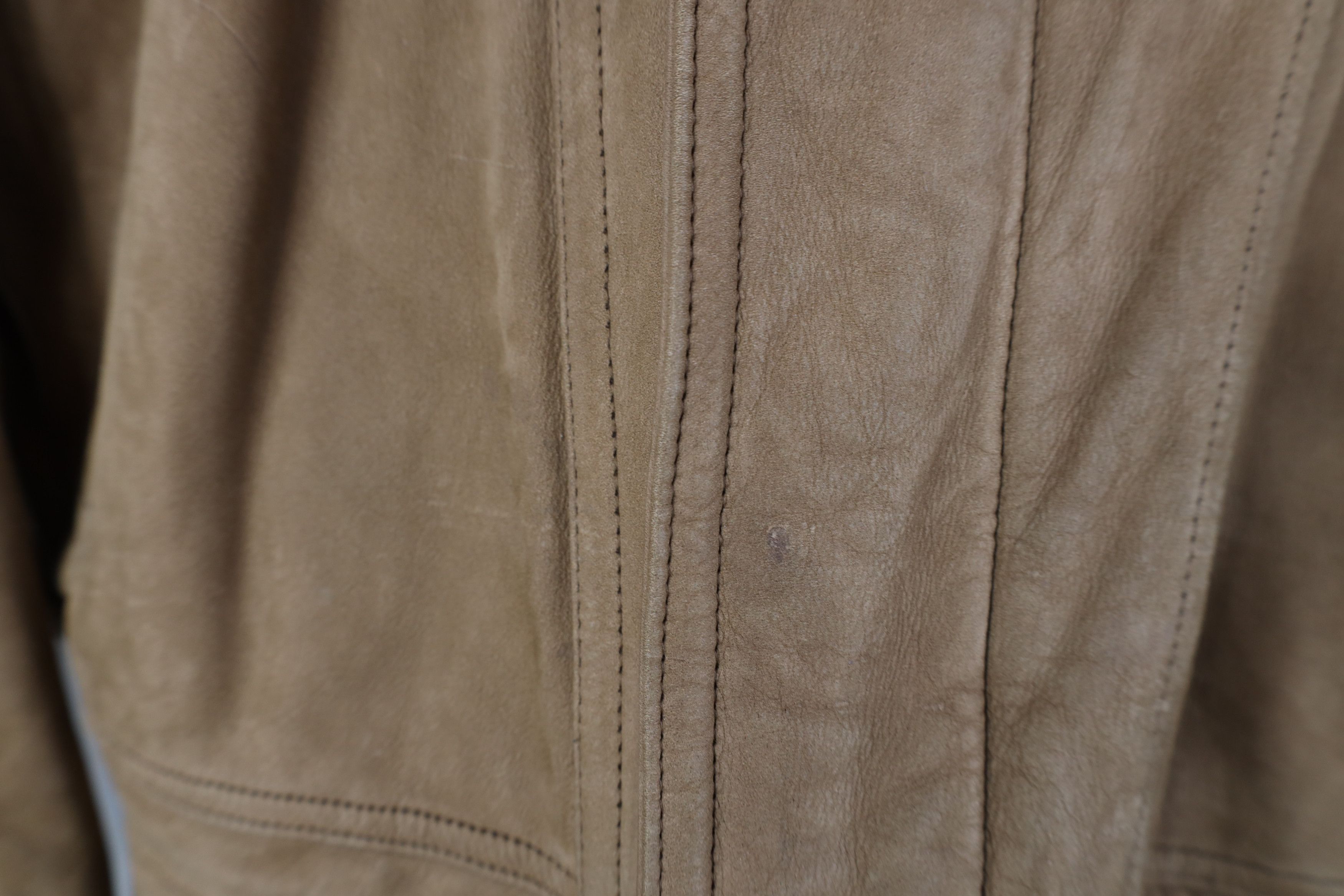 Vintage Vintage 90s Streetwear Lined Suede Leather Chore Barn Jacket Size US L / EU 52-54 / 3 - 7 Thumbnail