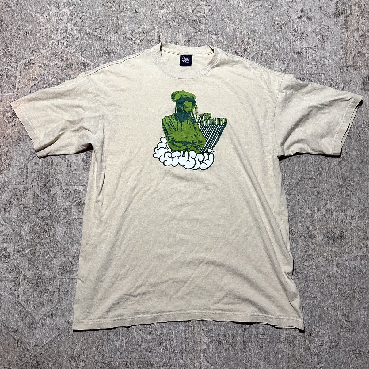 Stussy T-shirt Vintage Reggae RARE