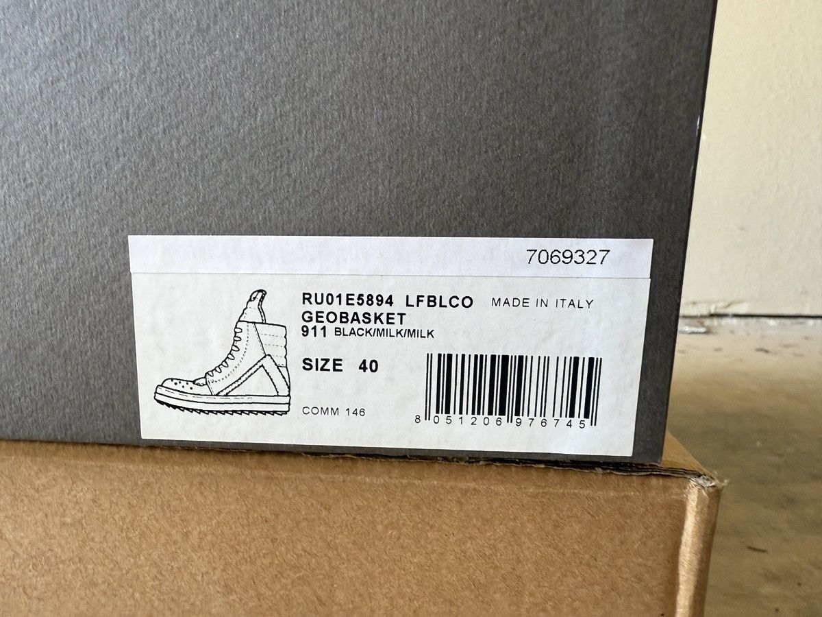 Rick Owens Blistered/Distressed SS25 Hollywood Geobaskets Size US 7 / EU 40 - 18 Thumbnail