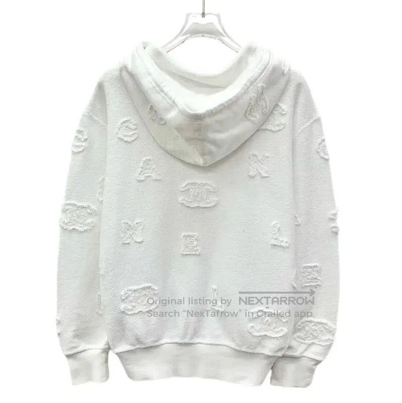 Chanel Chanel White Cotton Women's Hoodie . Size XS / US 0-2 / IT 36-38 - 2 Thumbnail